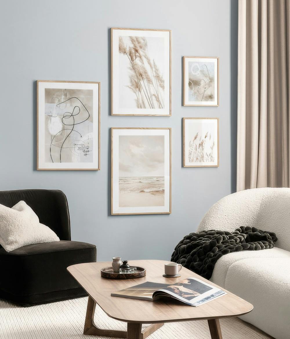Sunny Tones gallery wall (ONE SIZE)