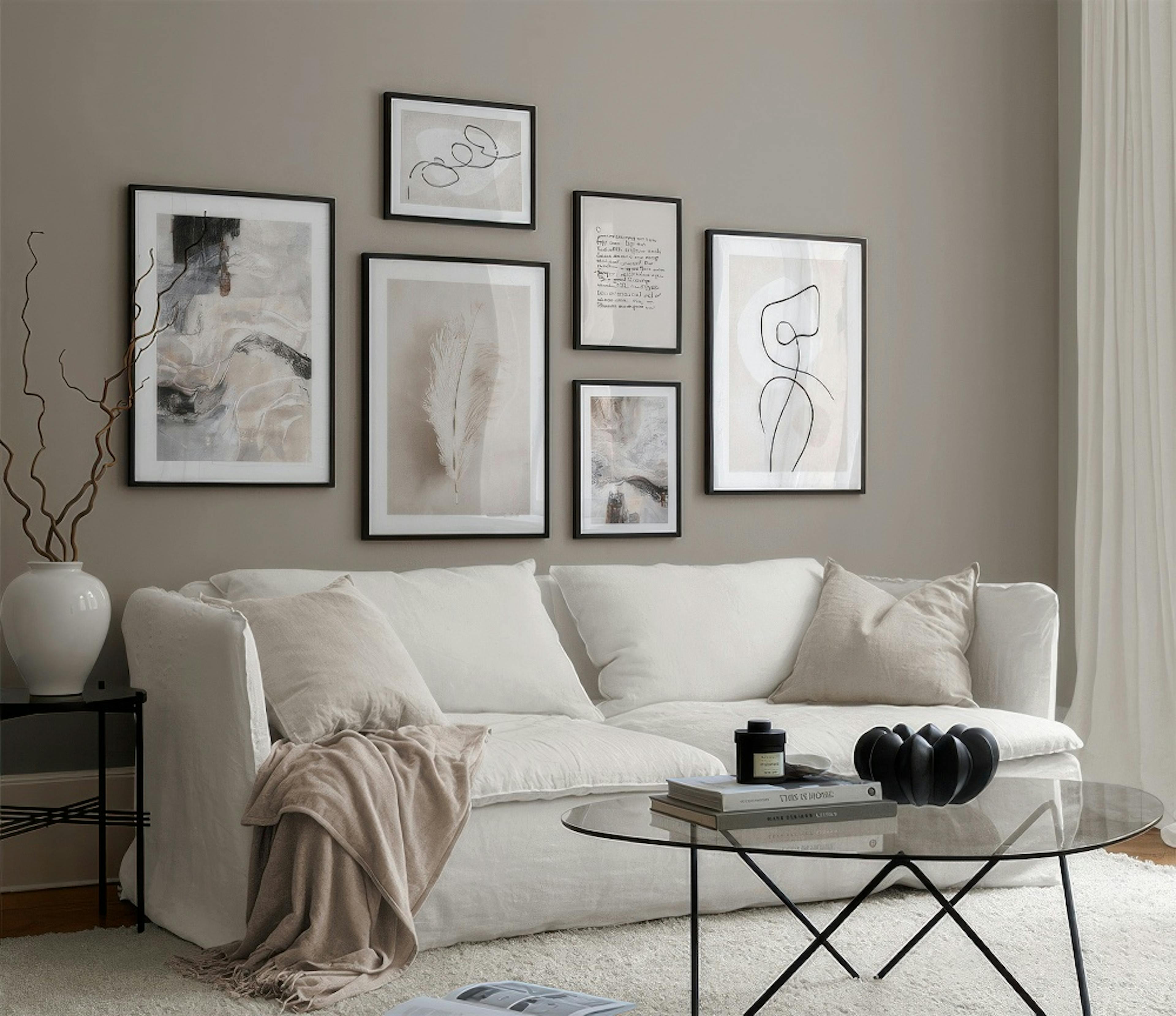 Artful Contrast bilderwand