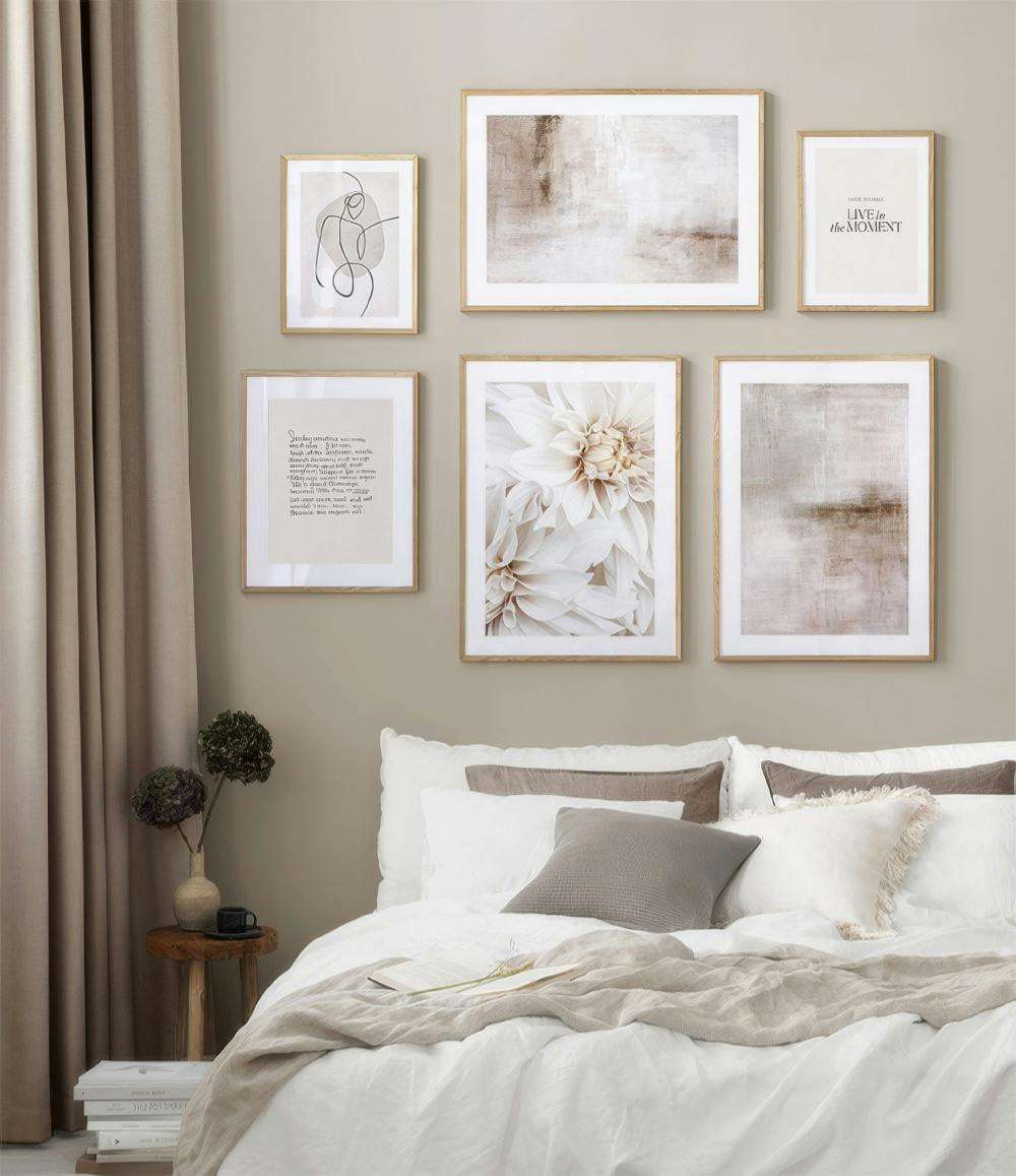 Beige Moment gallery wall (ONE SIZE)