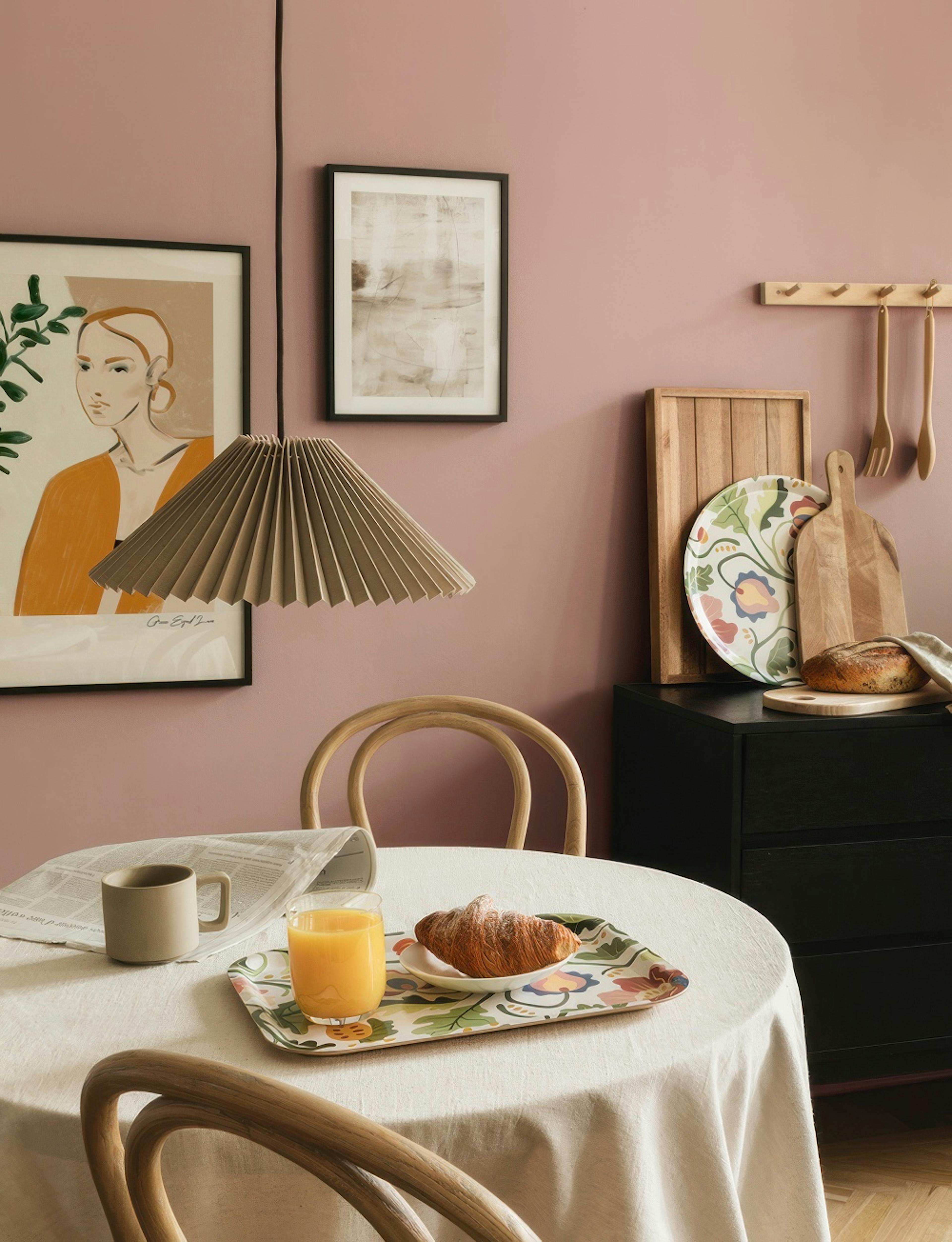 Colorful Home gallery wall