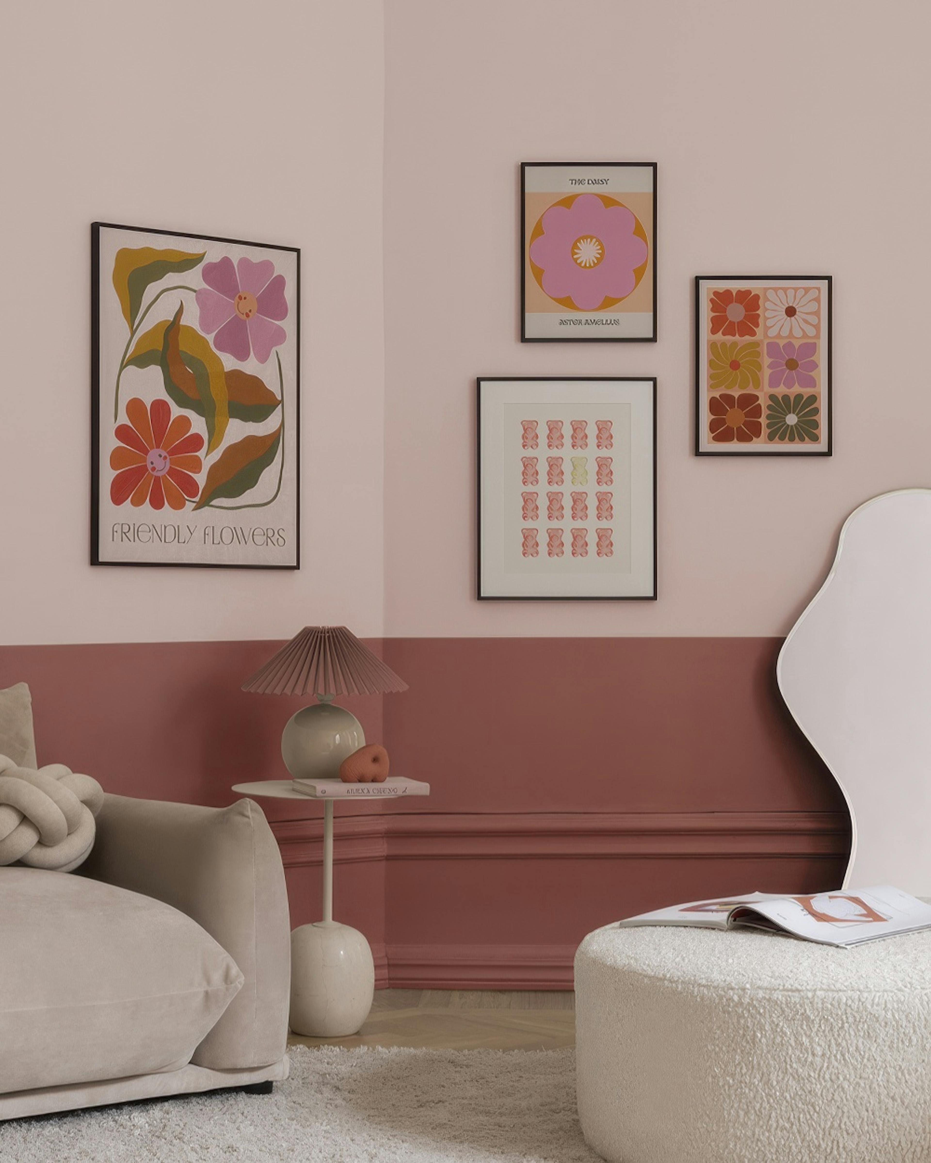 Candy Flowering Wall decoration murale