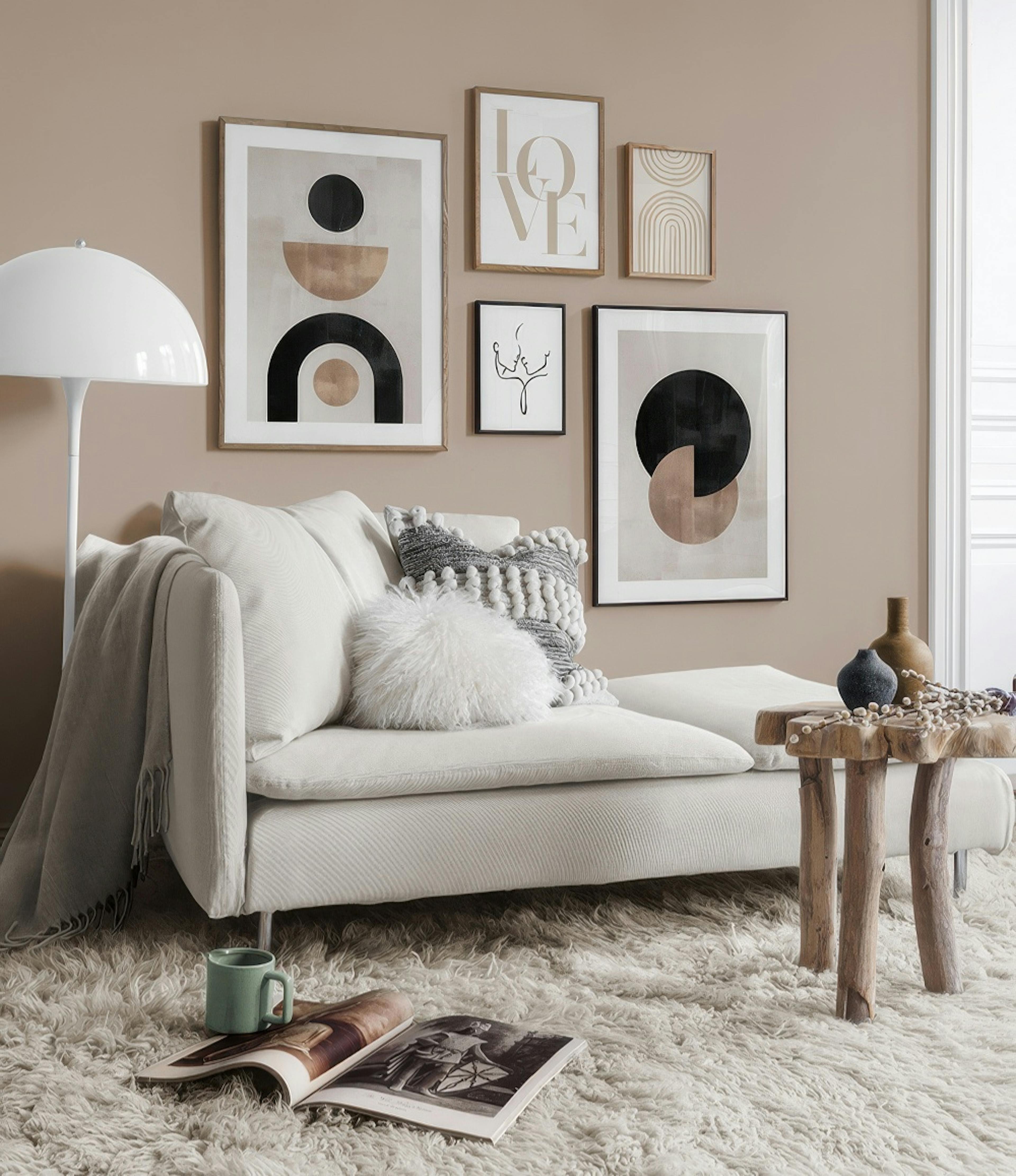 Love The Classics gallery wall