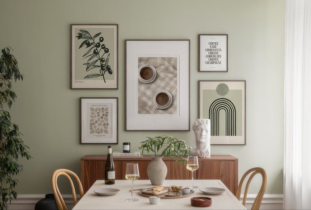 Flawless Dinner Spot gallery wall (ONE SIZE)