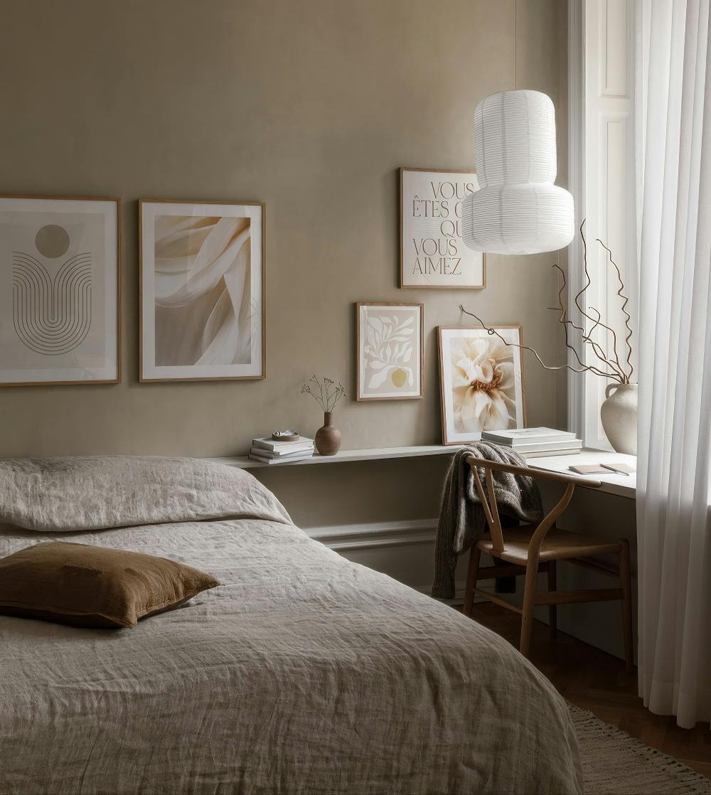 Warm Shapes decoration murale (ONE SIZE)