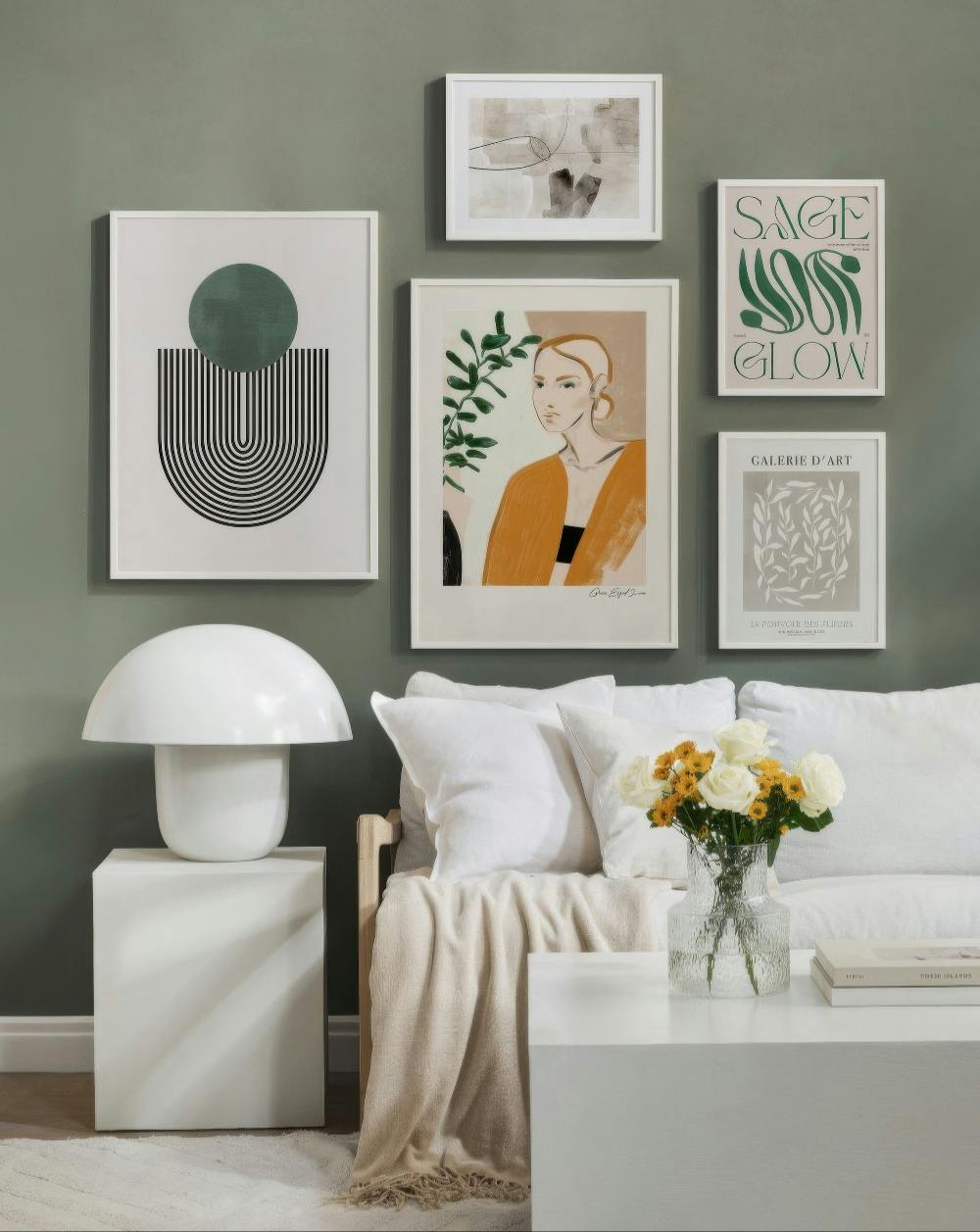 Touch Of Yellow galleria a parete (ONE SIZE)-Gallerie a parete