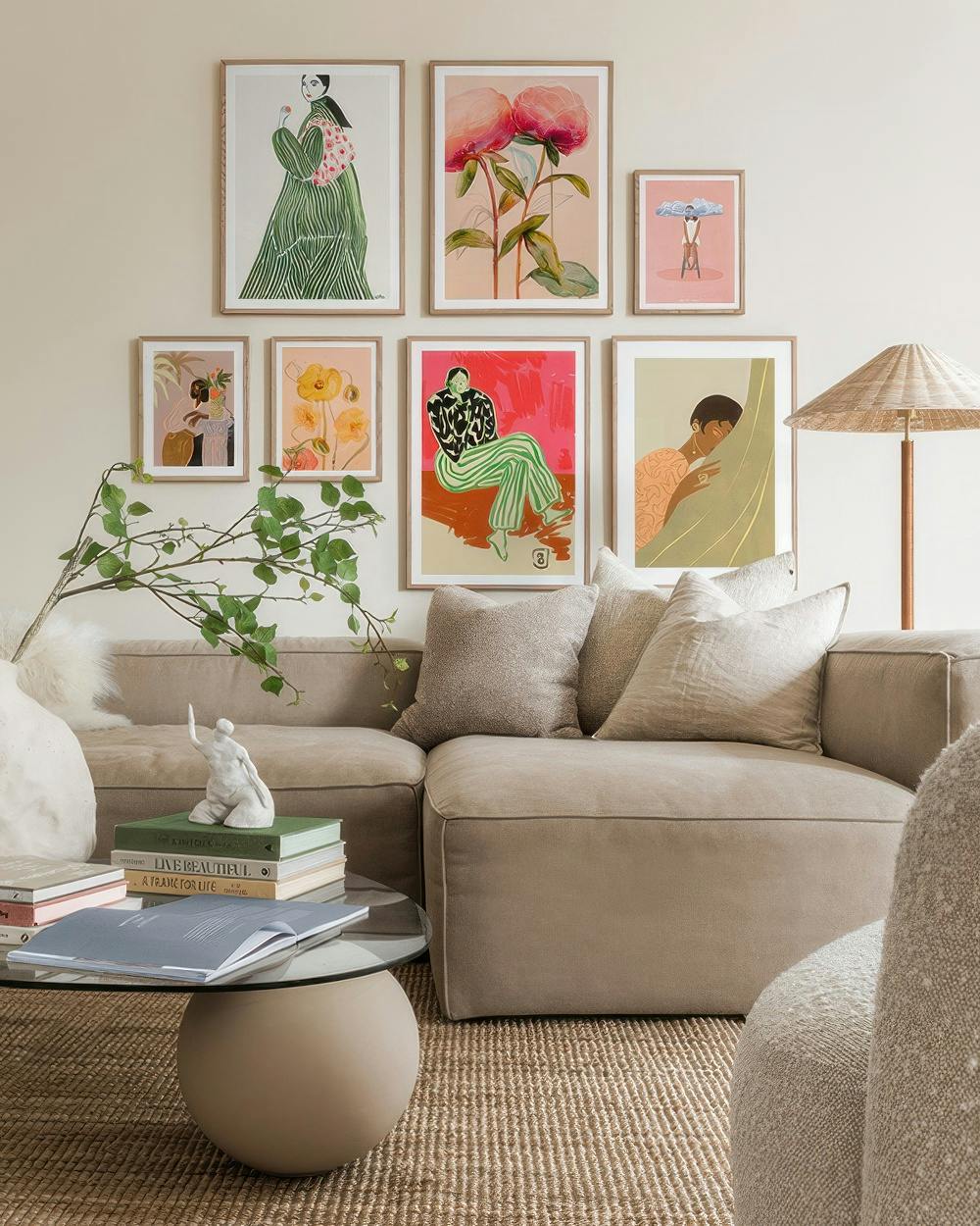 Women who create parede de quadros (ONE SIZE)-Paredes de quadros