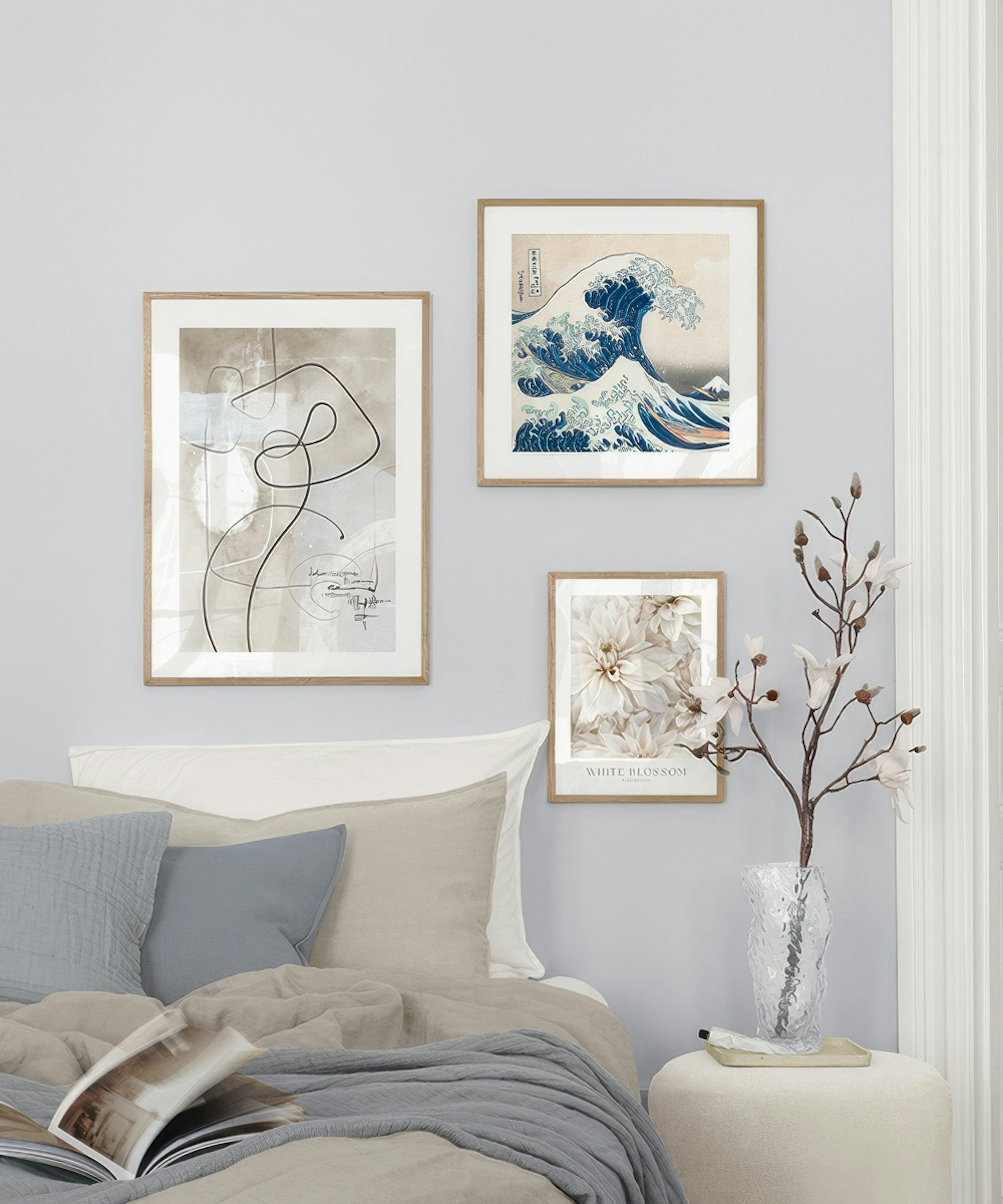 Dreamy Blue parede de quadros