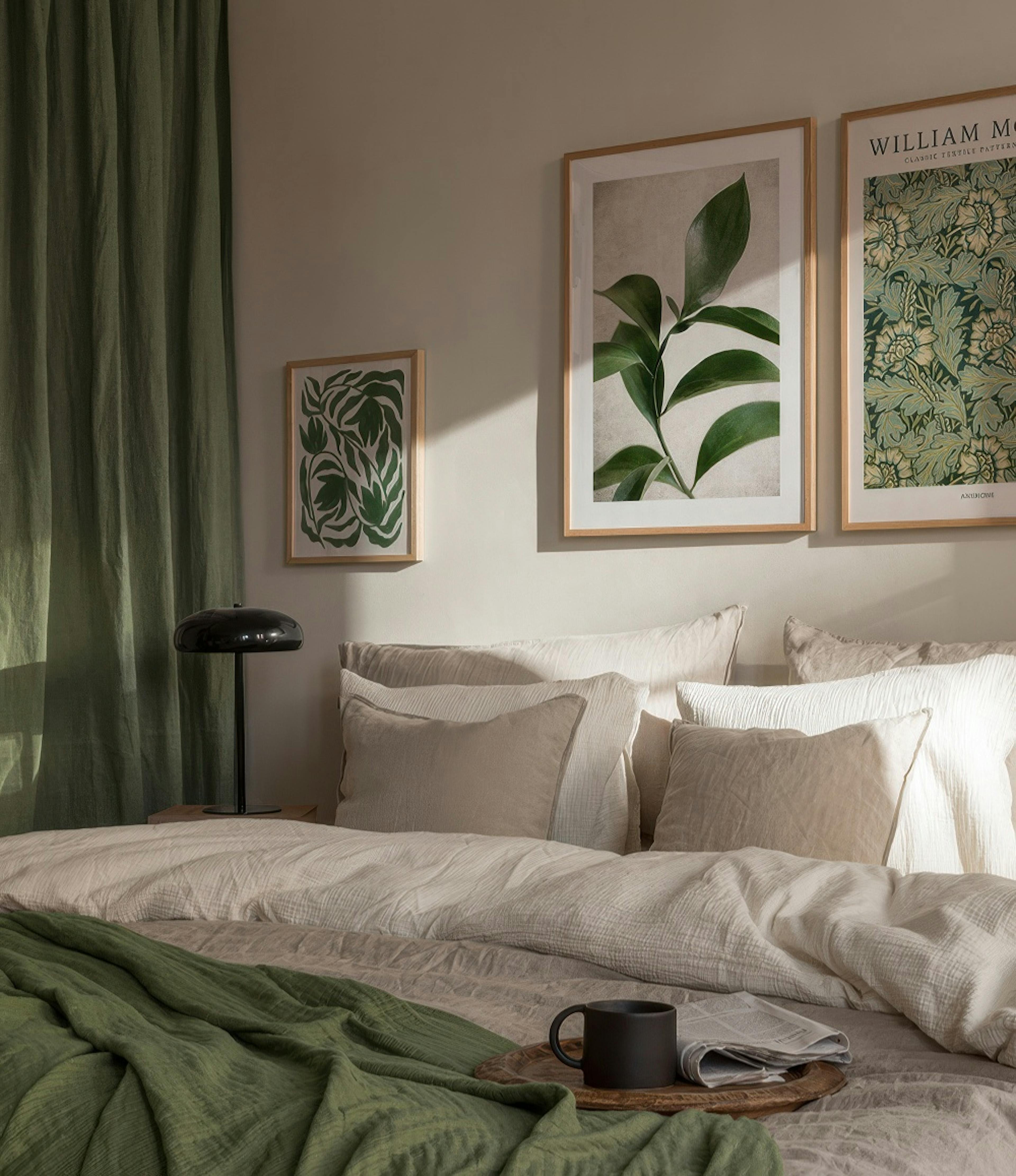 Green Botanical galería de pared