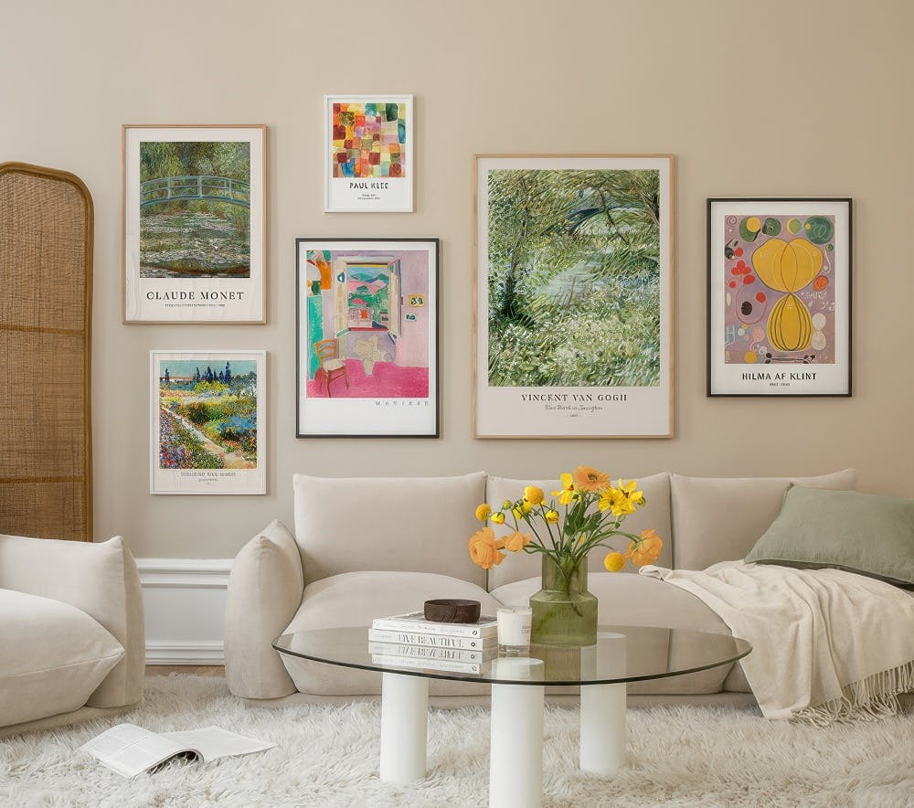 Famous Artists gallery wall (ONE SIZE)