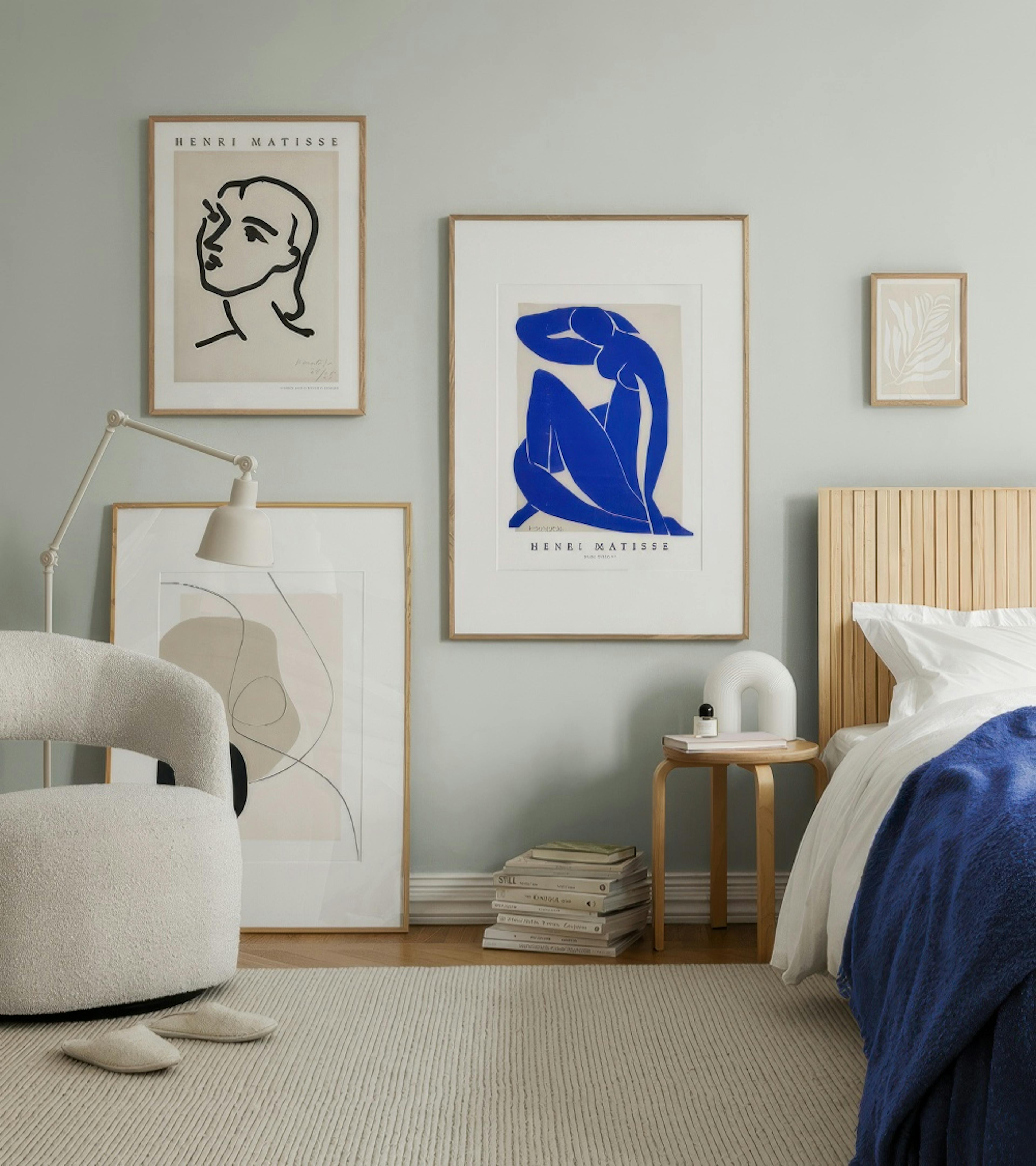 We Love Matisse gallery wall