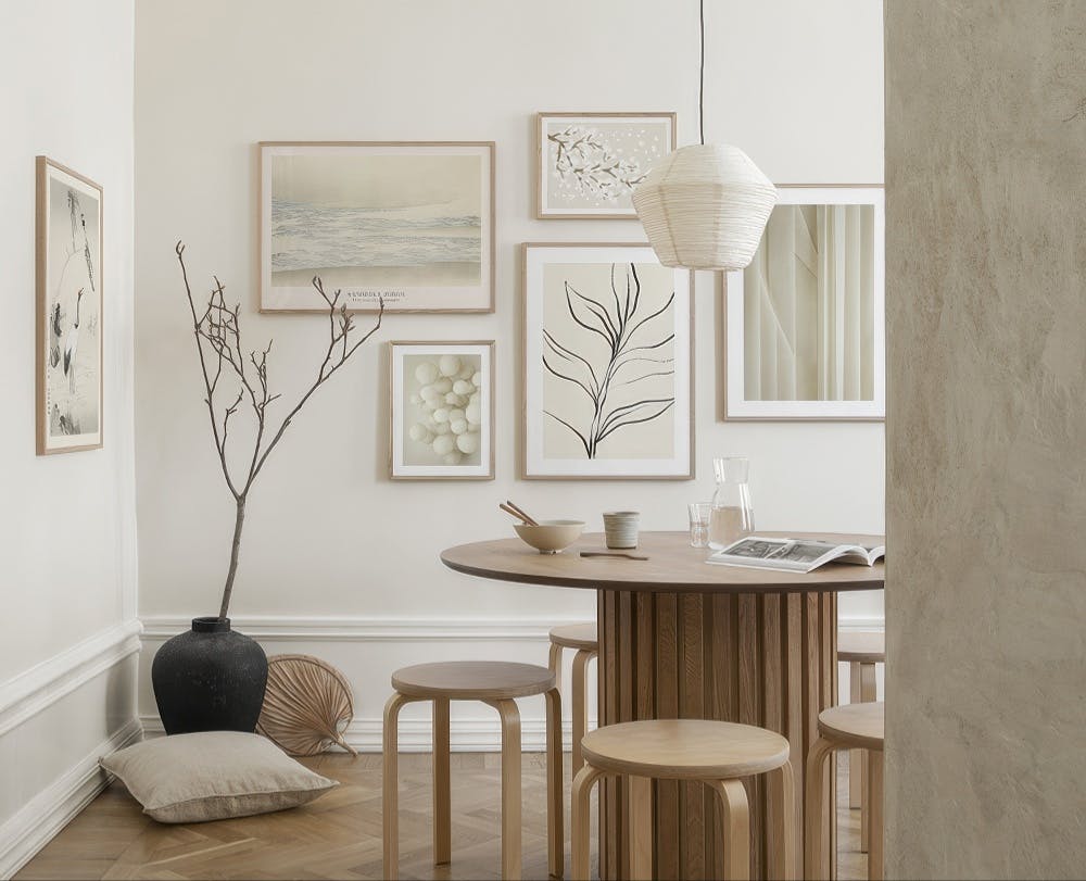 Japandi Art gallery wall (ONE SIZE)