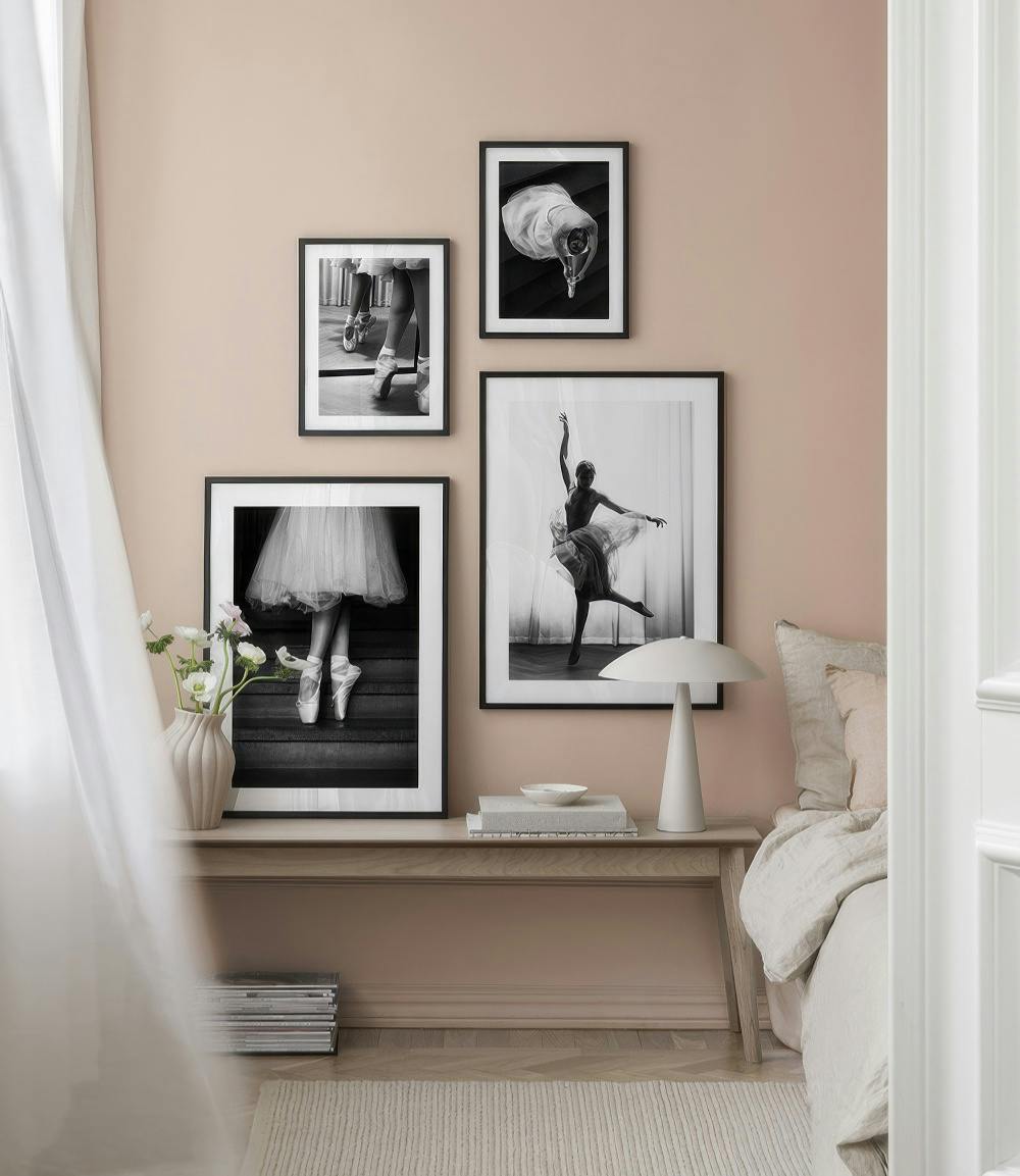 Ballet Art parede de quadros (ONE SIZE)-Paredes de quadros