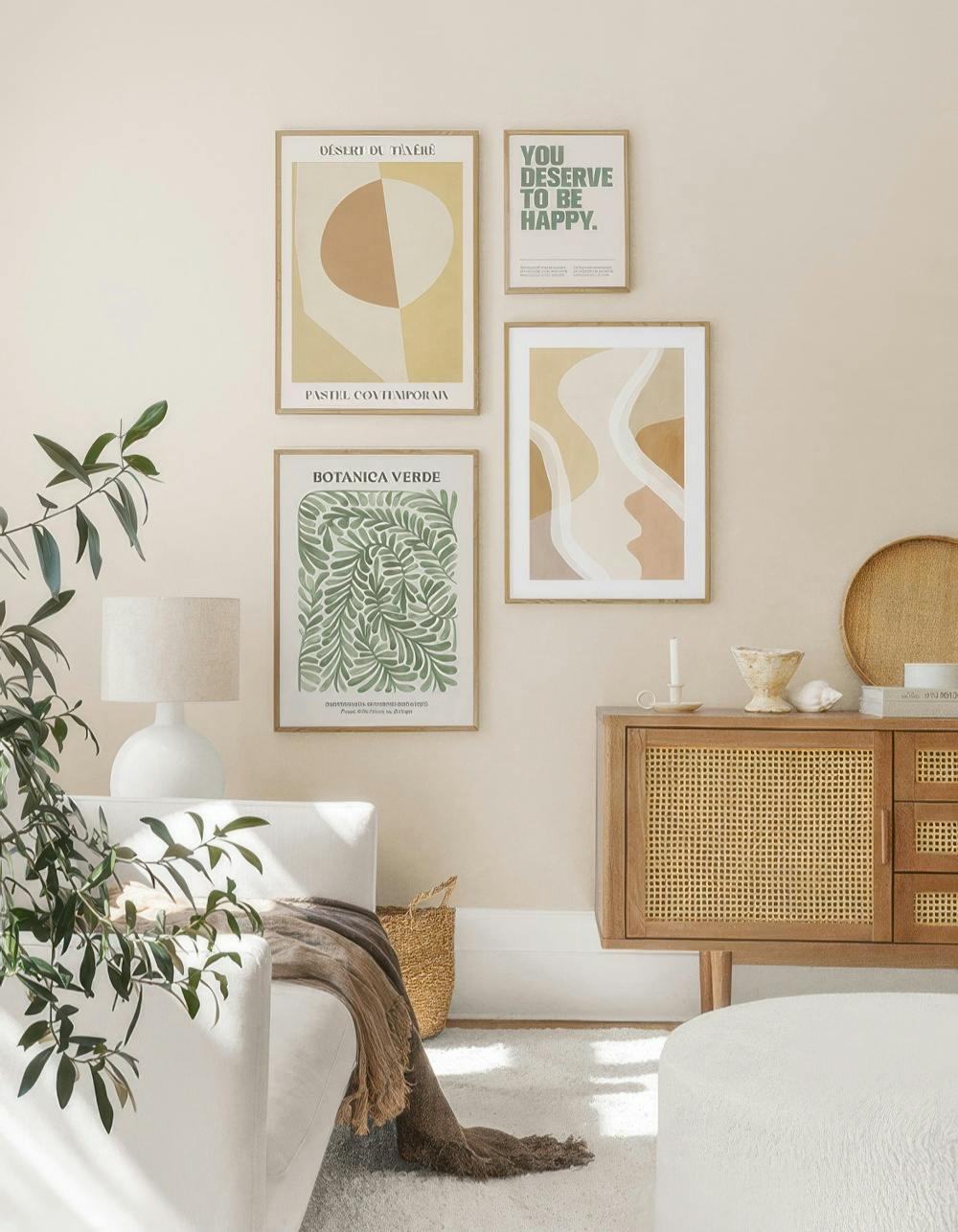 Shapes of summer decoration murale (ONE SIZE)