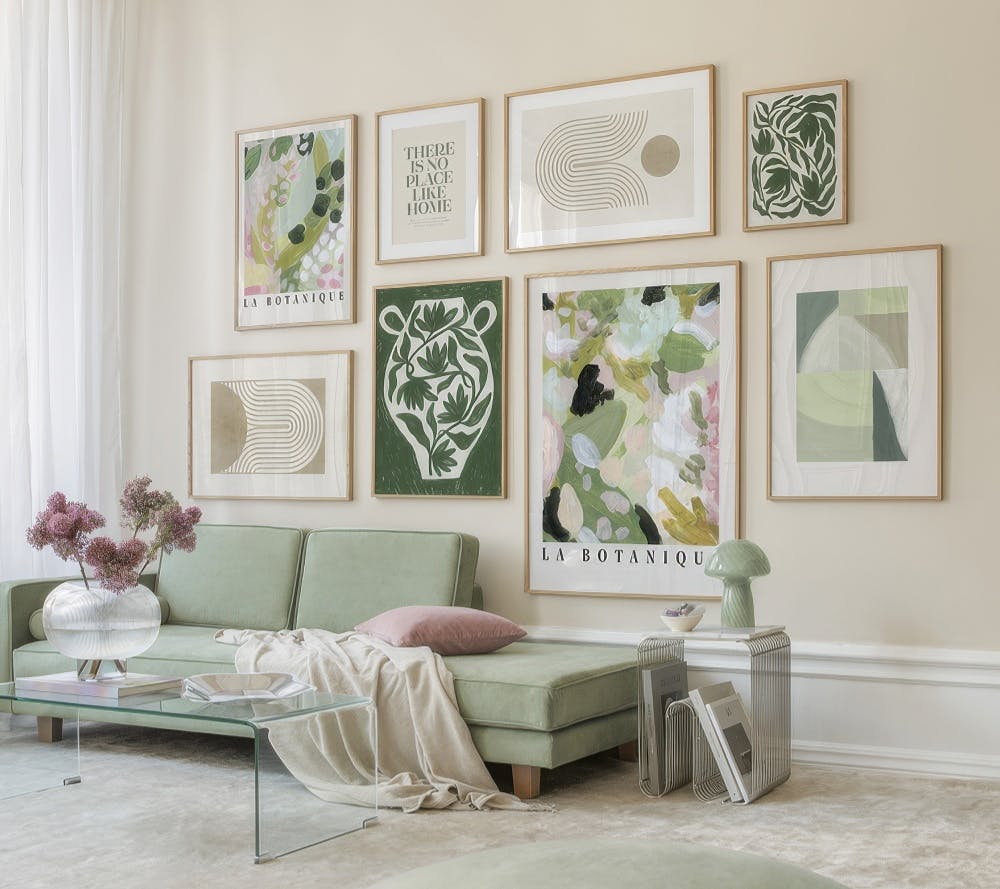 Green Home gallery wall (ONE SIZE)