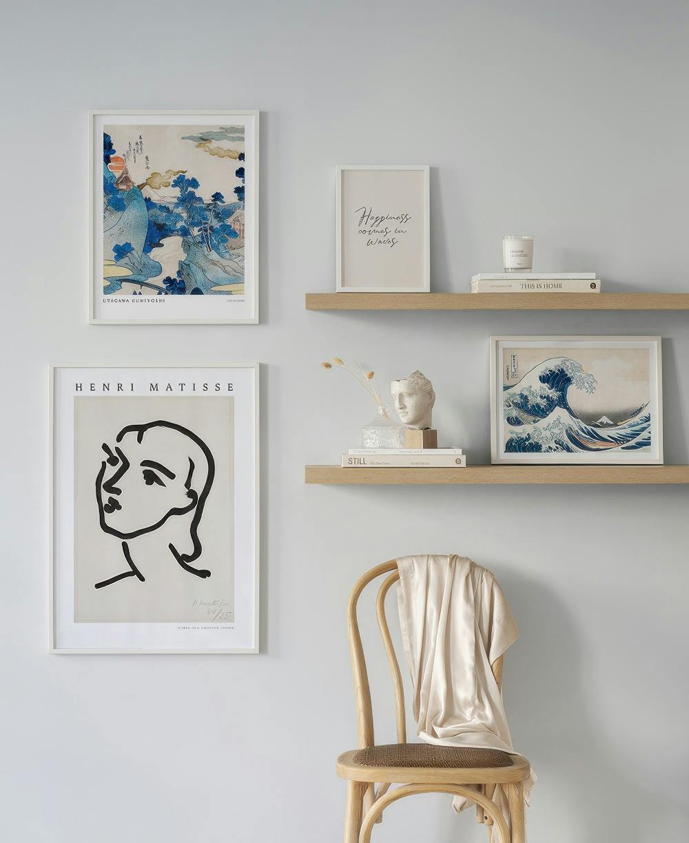 Follow The Wave gallery wall (ONE SIZE)