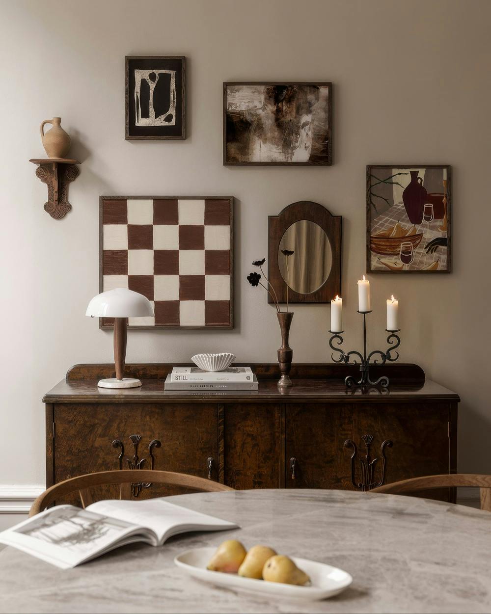 Lone Fox decoration murale (ONE SIZE)