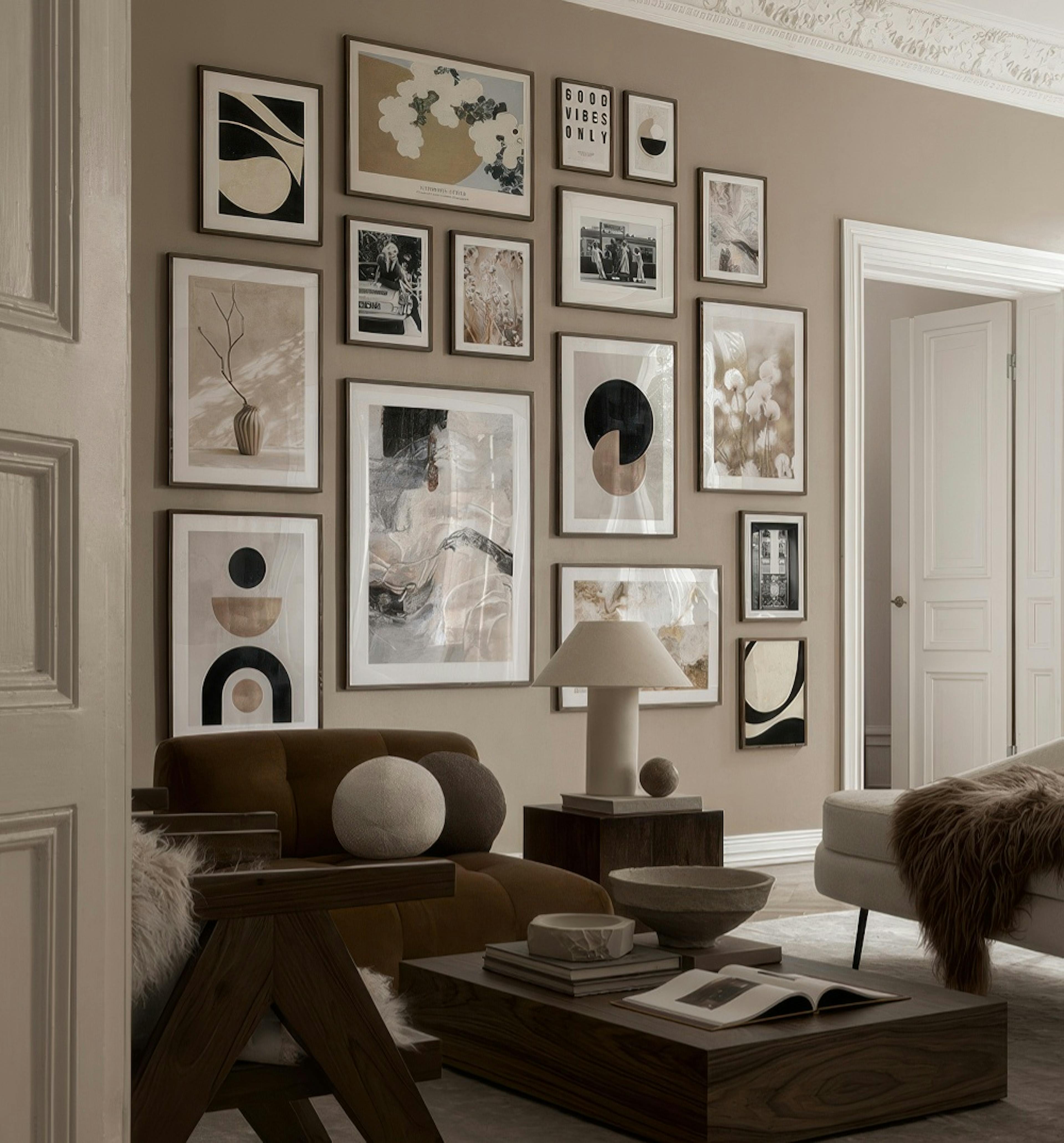 Cosy Autumn gallery wall