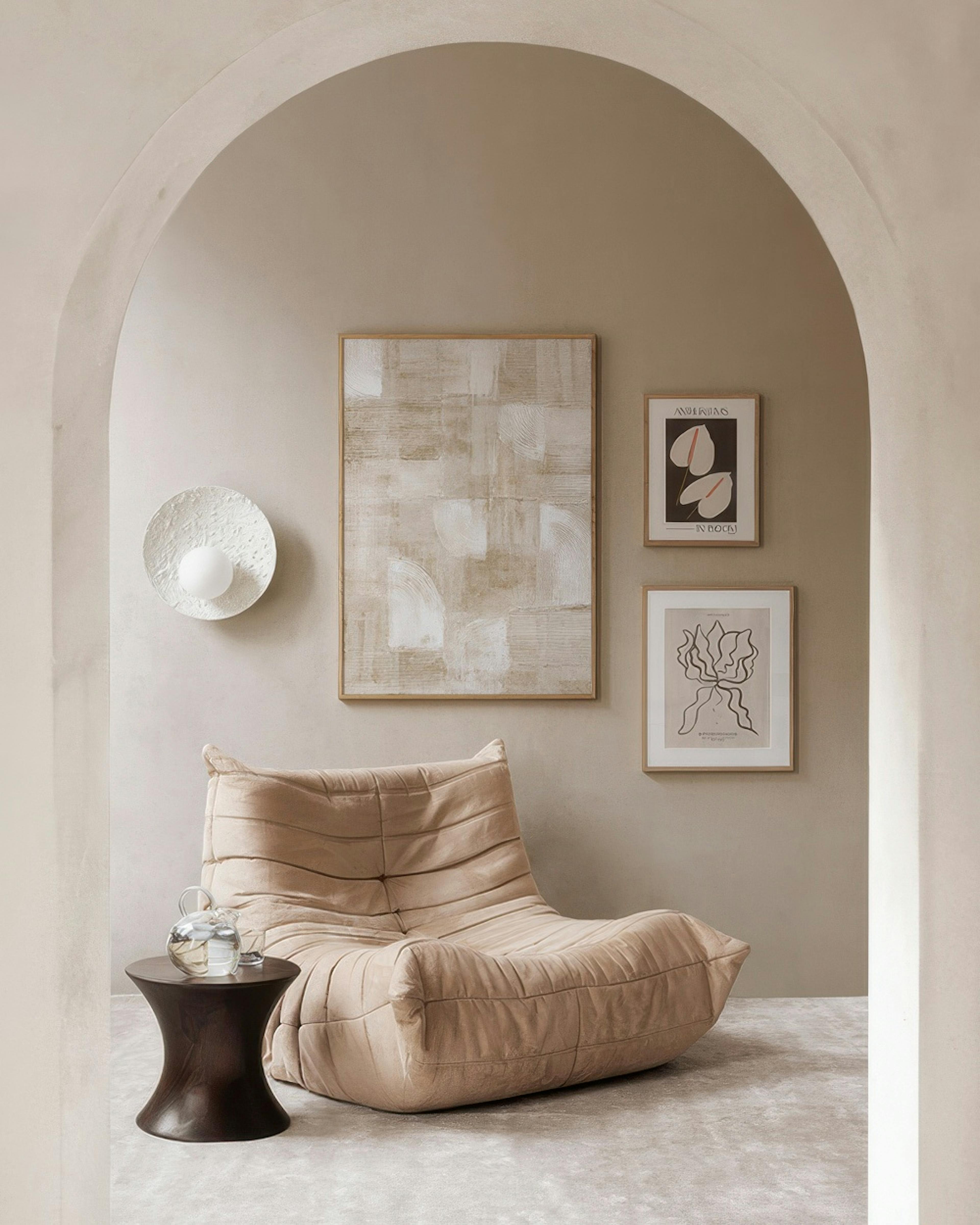 Comforting shapes decoration murale
