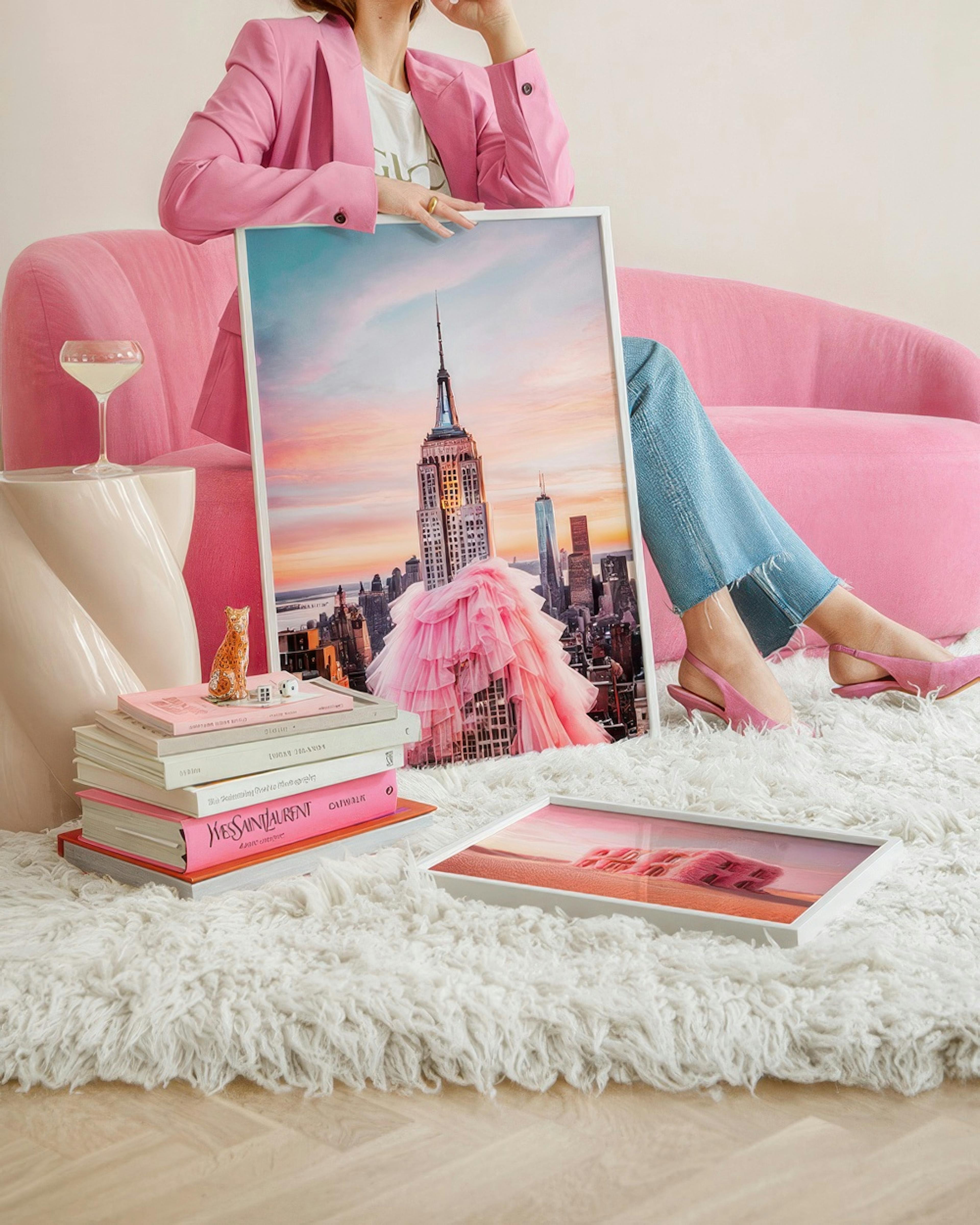 Iconic buildings gallery wall