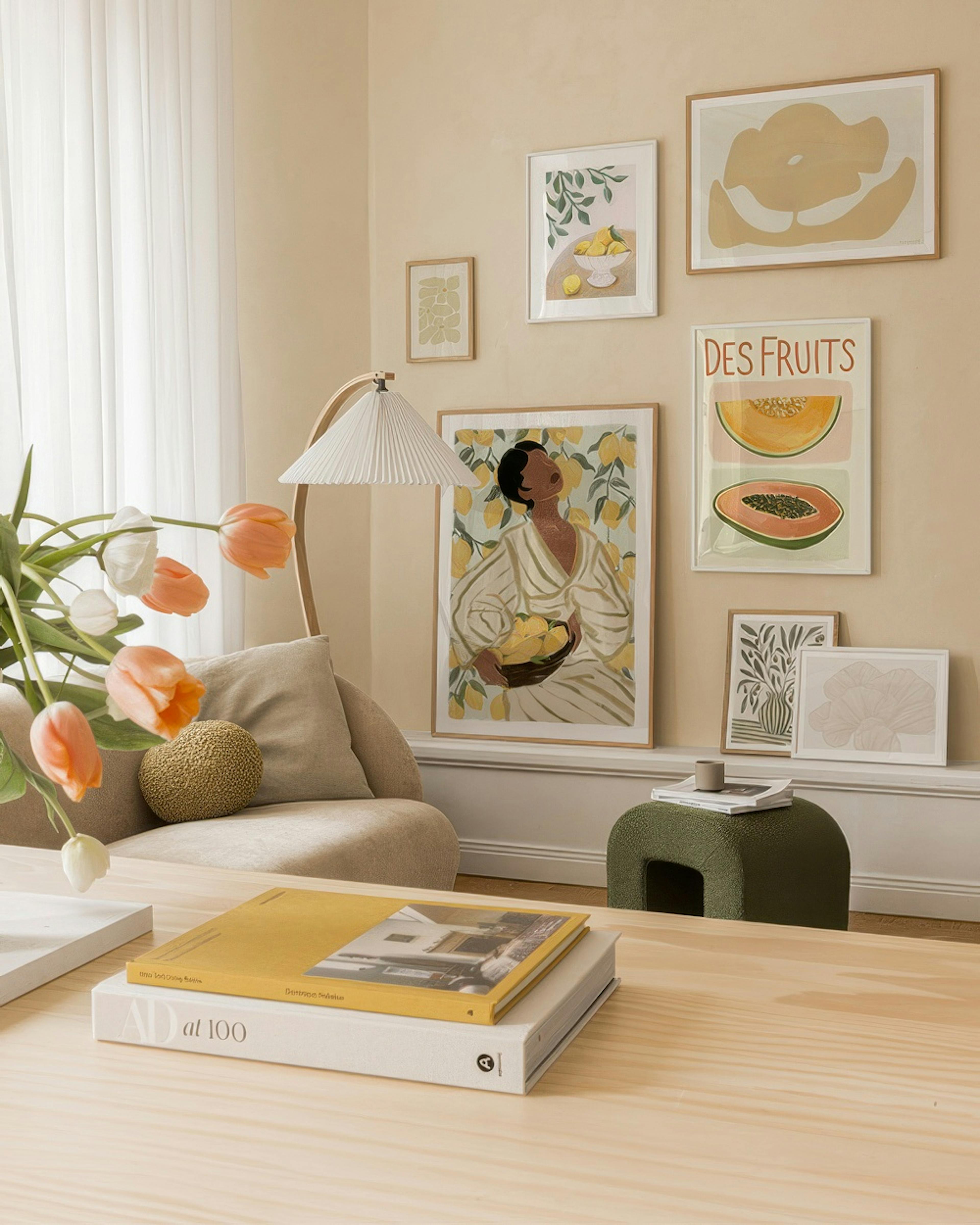 Playful Summer art decoration murale