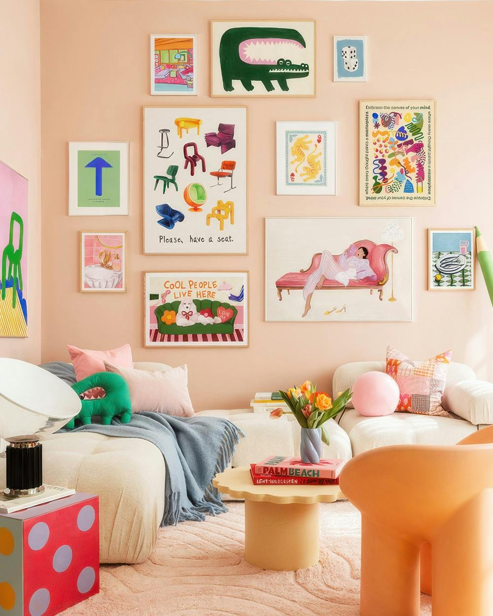 Playful art gallery wall (ONE SIZE)