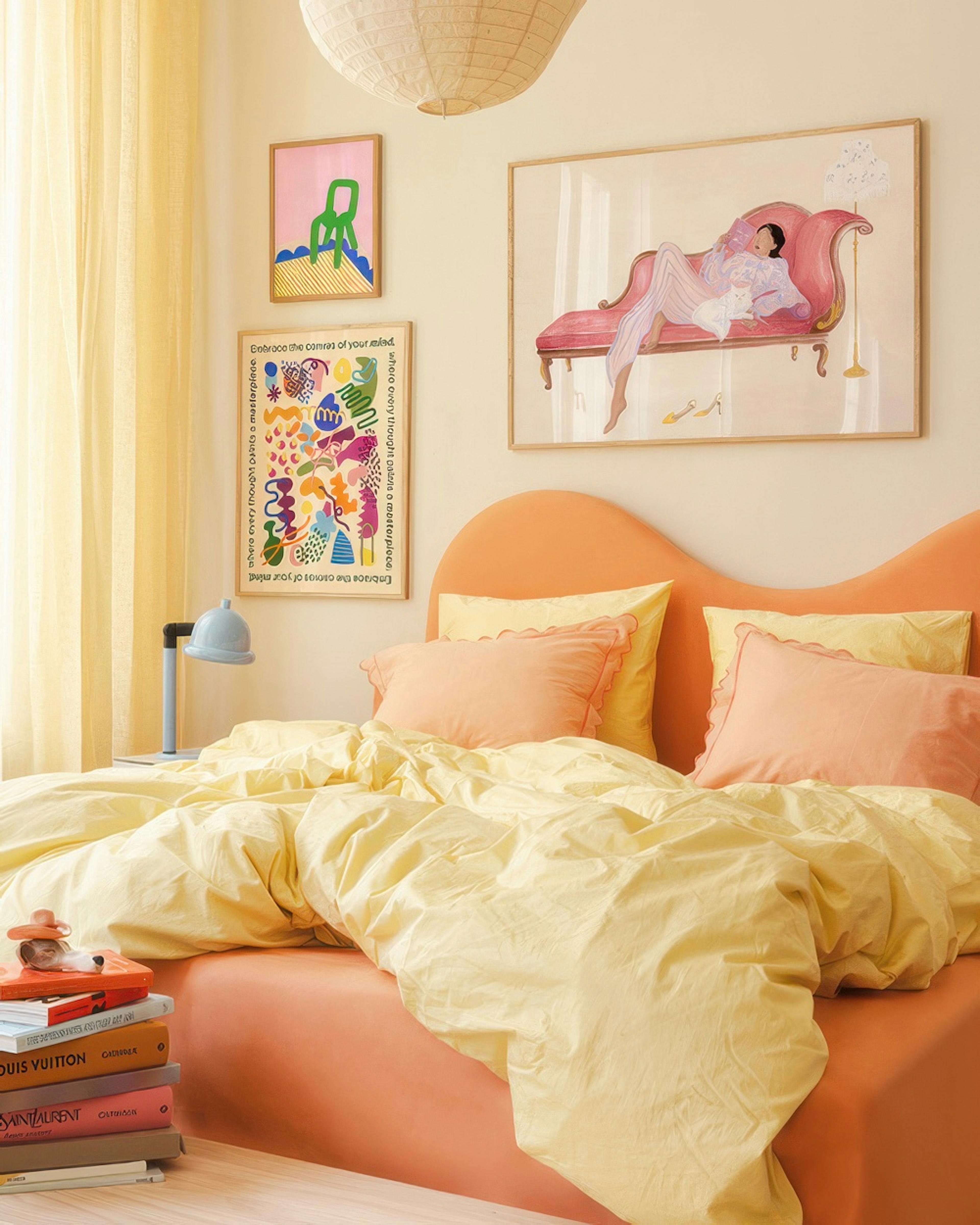 Colorful Dreams gallery wall