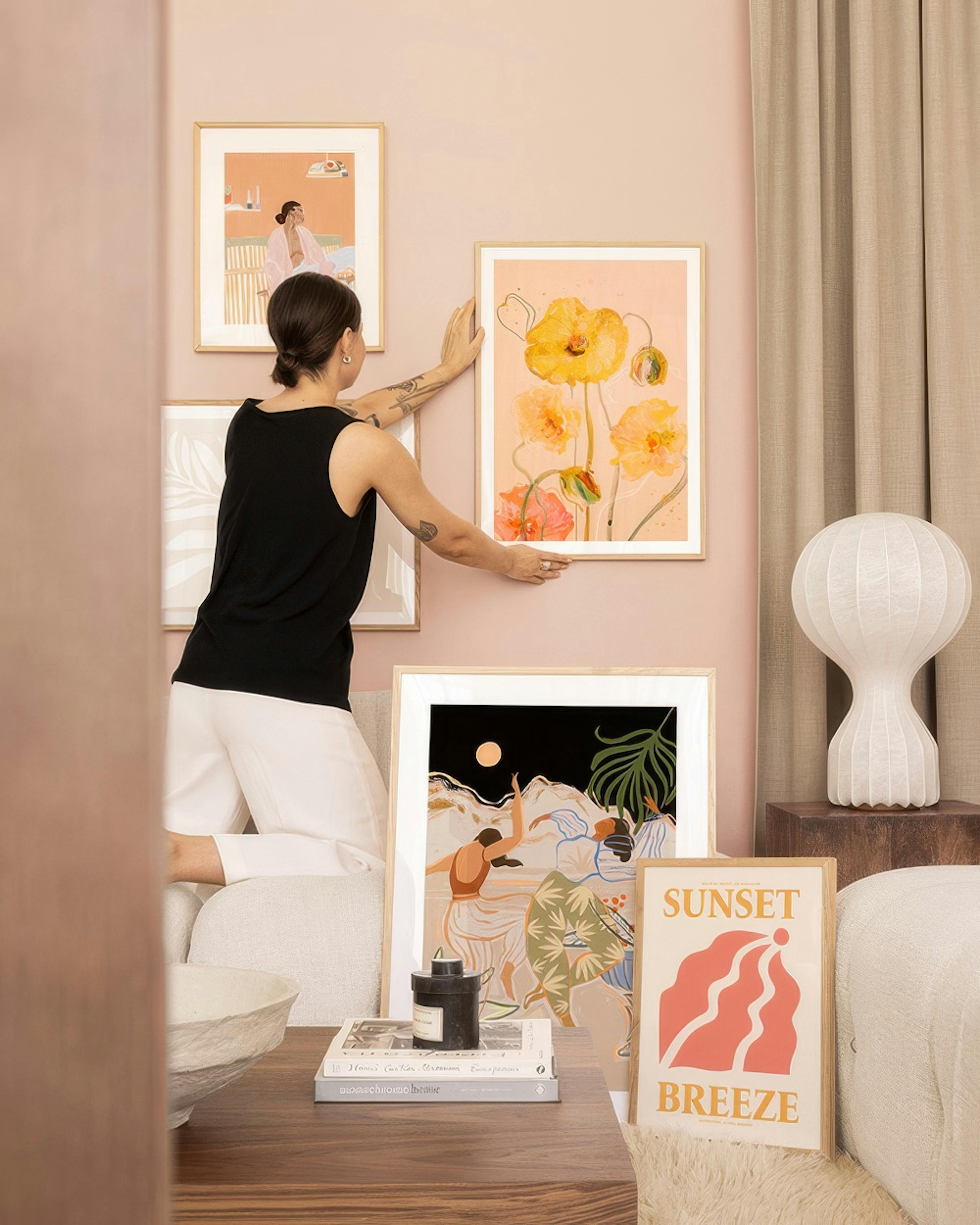 Soft Peach decoration murale
