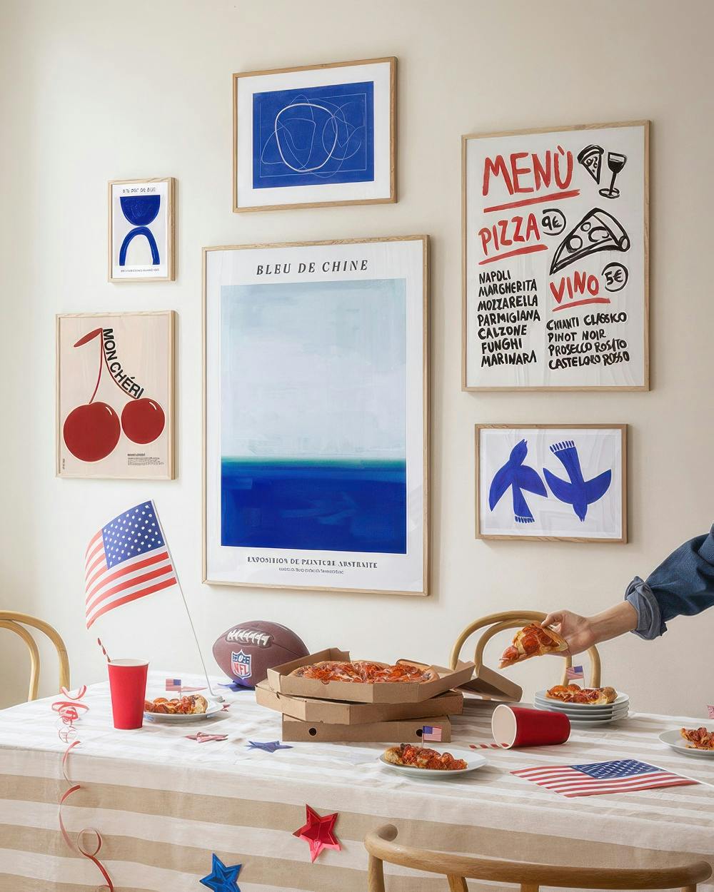 Red, White, and Blue galleria a parete (ONE SIZE)-Gallerie a parete