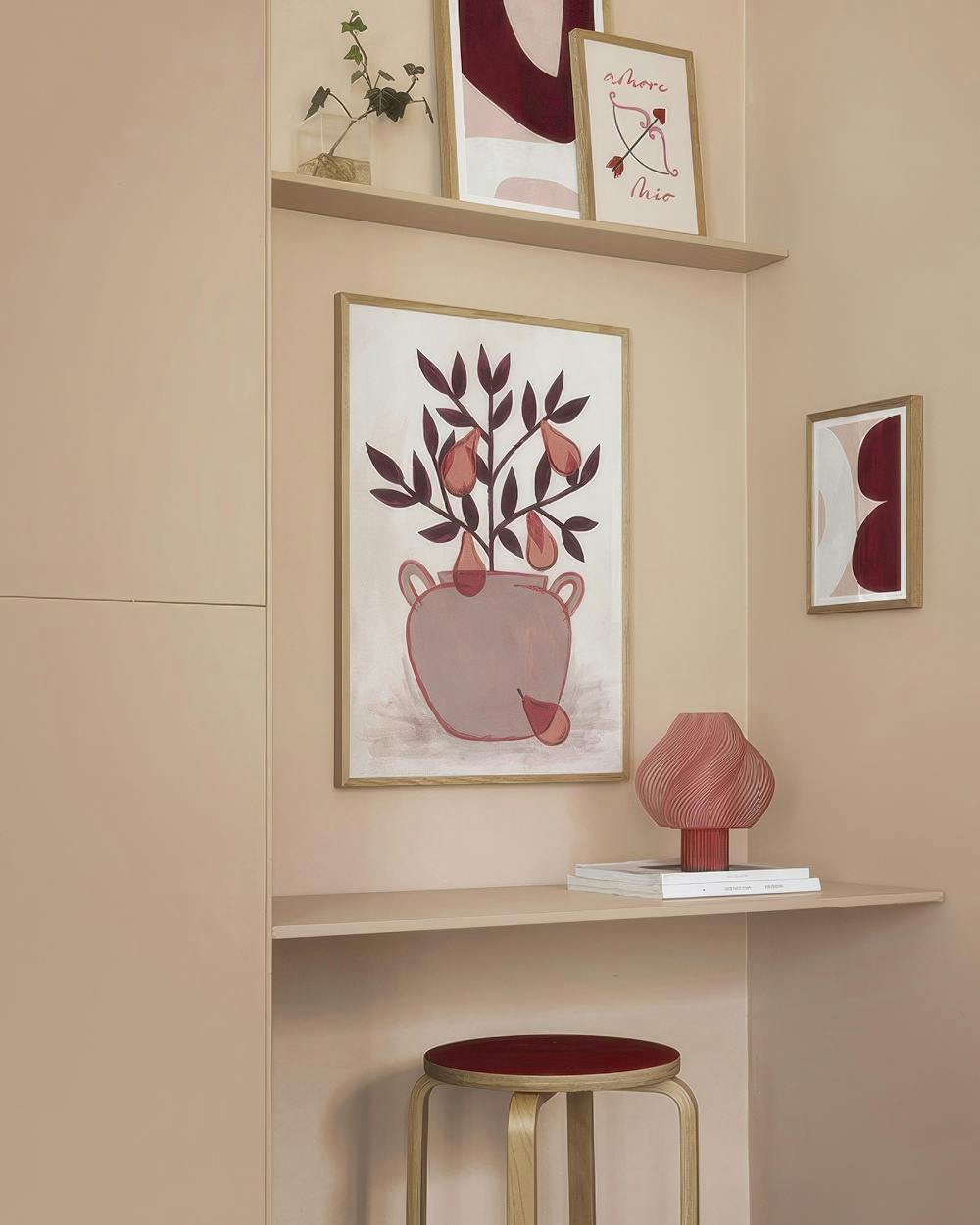 Artsy Corner fotowand (ONE SIZE)
