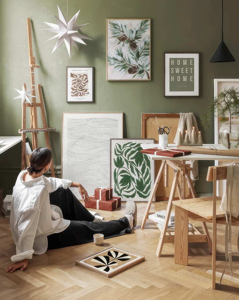 Déco Murale Française Zinello Design Tableau Décoration Murale En Bois « Chez Nous » – Cadre Mural Décoratif 30x15 Cm à Poser Ou à Accrocher – Panneau Mural Bois, Idée Cadeau Maison