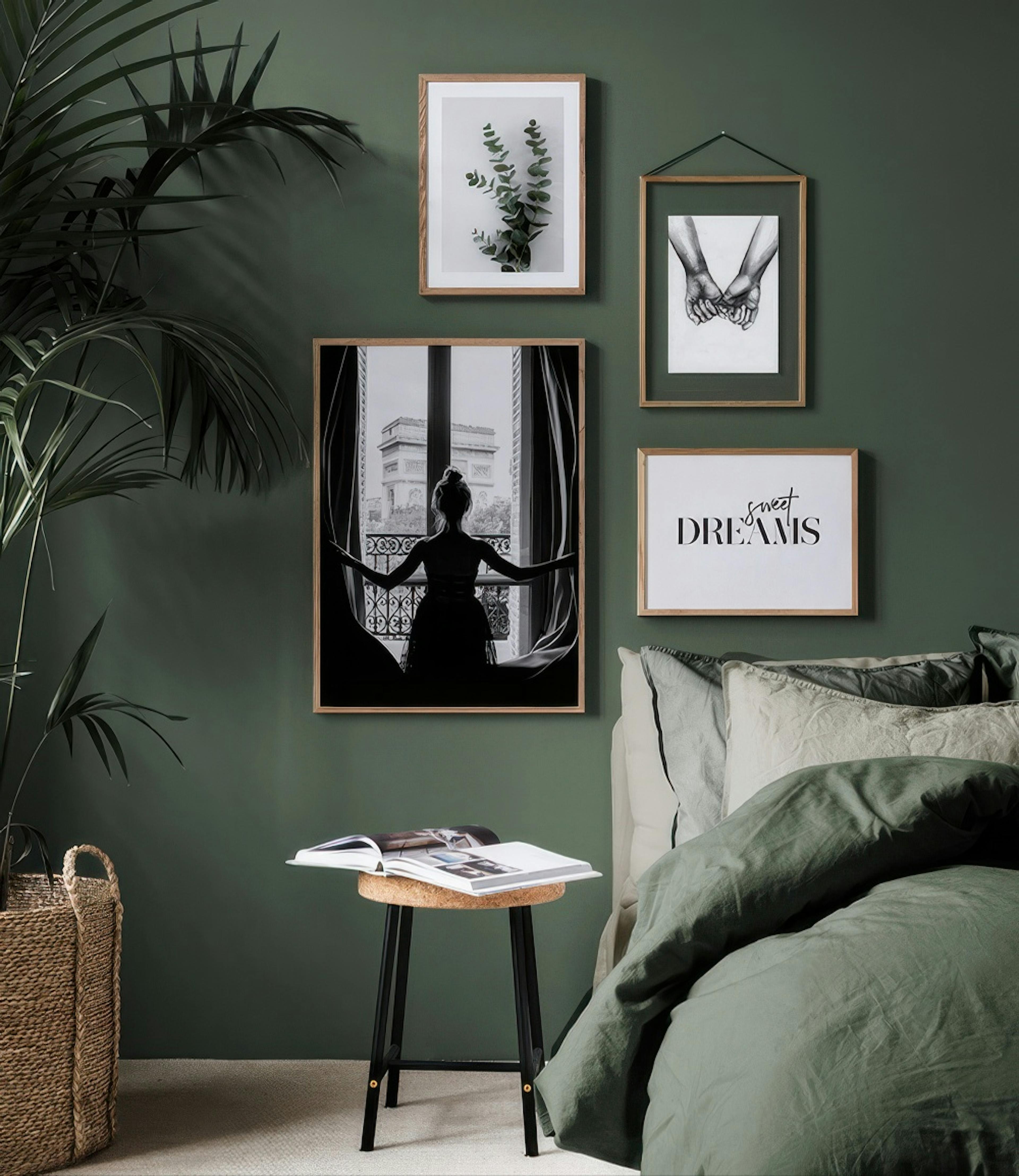 Green dream gallery wall