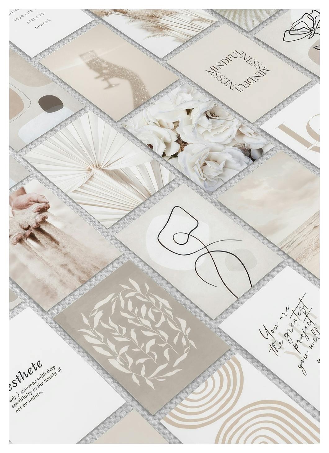 Elegance Collection (ONE SIZE)- Zestaw Do Kolażu Na ścianę