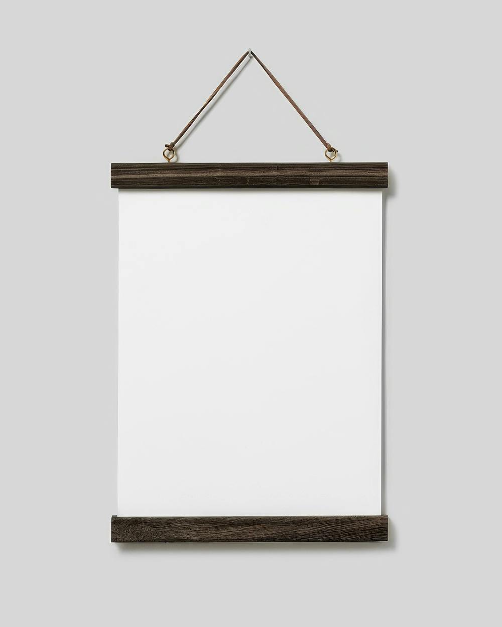 Poster Hanger Dark Oak 22 cm, magnet fastener (22 cm)