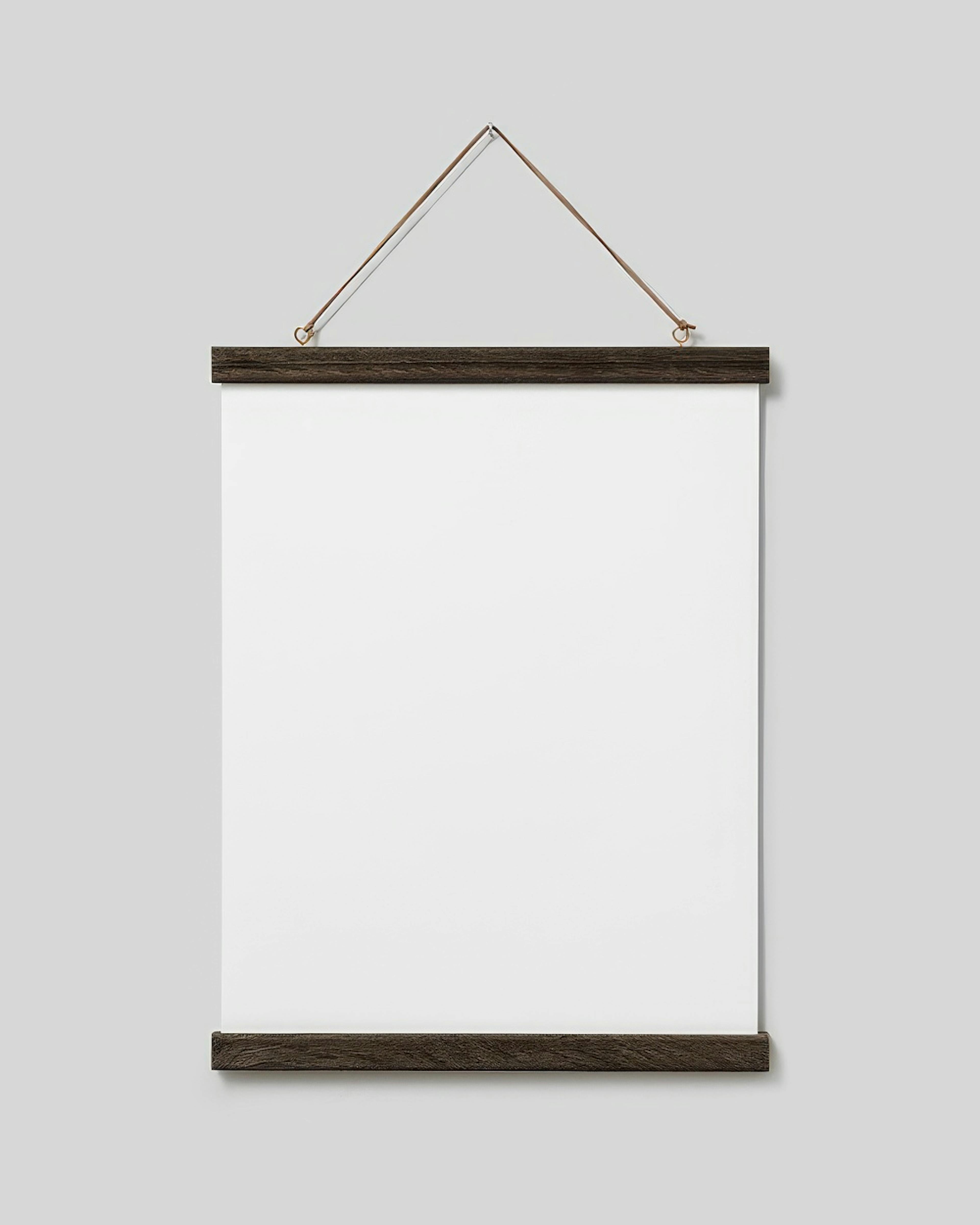 Poster Hanger Dark Oak 31 cm, magnet fastner