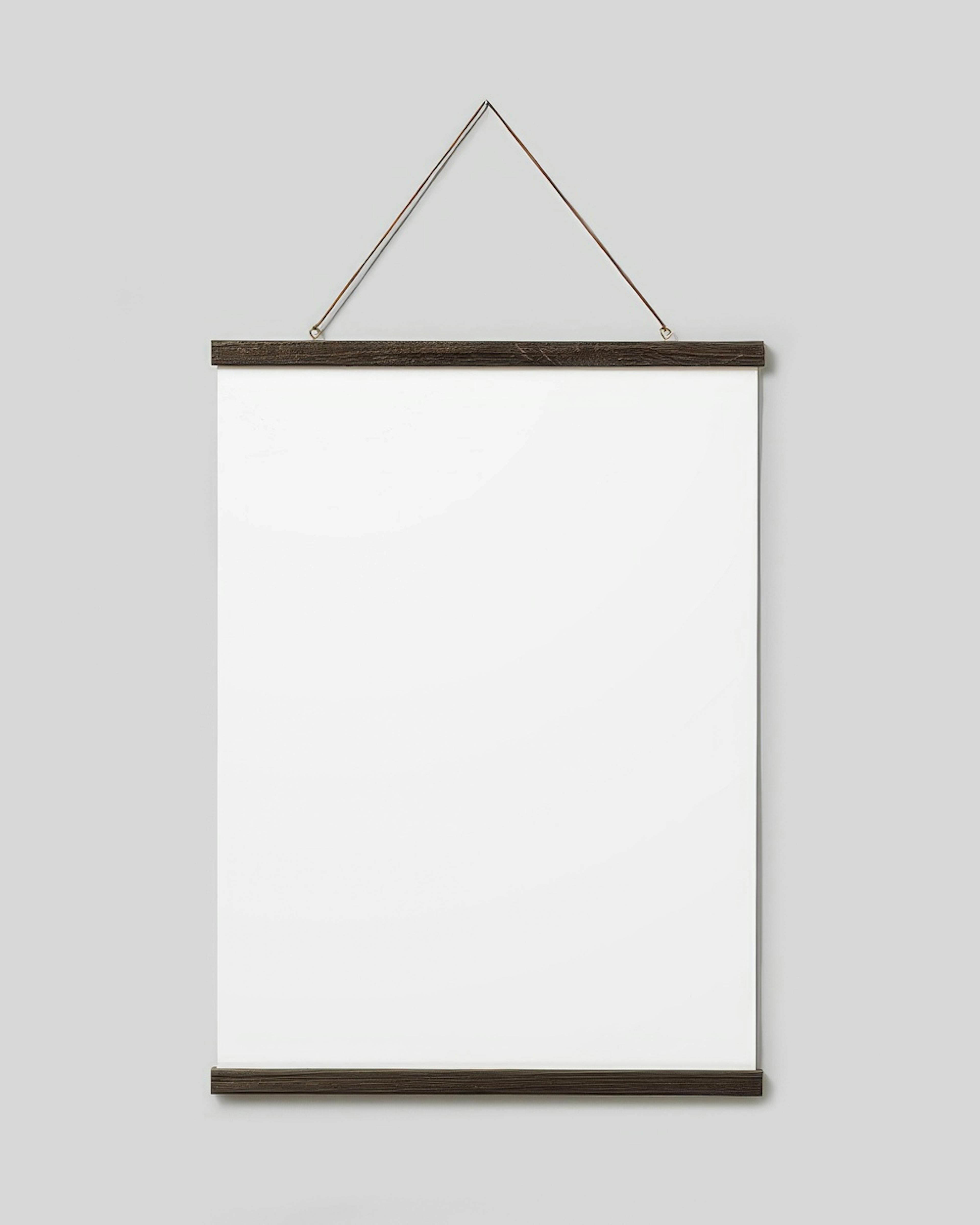 Posterleiste Dunkle Eiche 51 cm, Magnetbefestigung