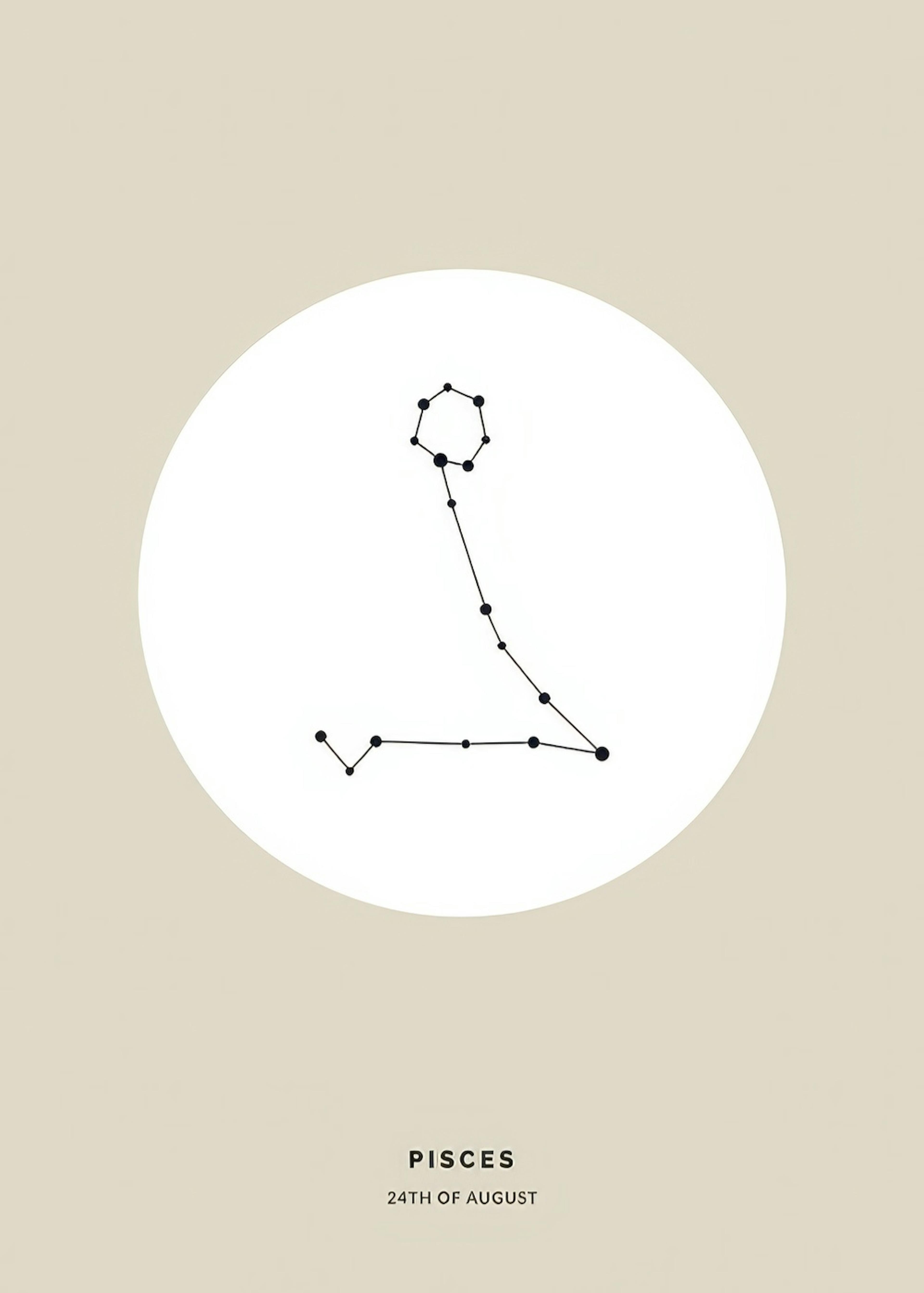 Star Sign Beige Pisces Personal