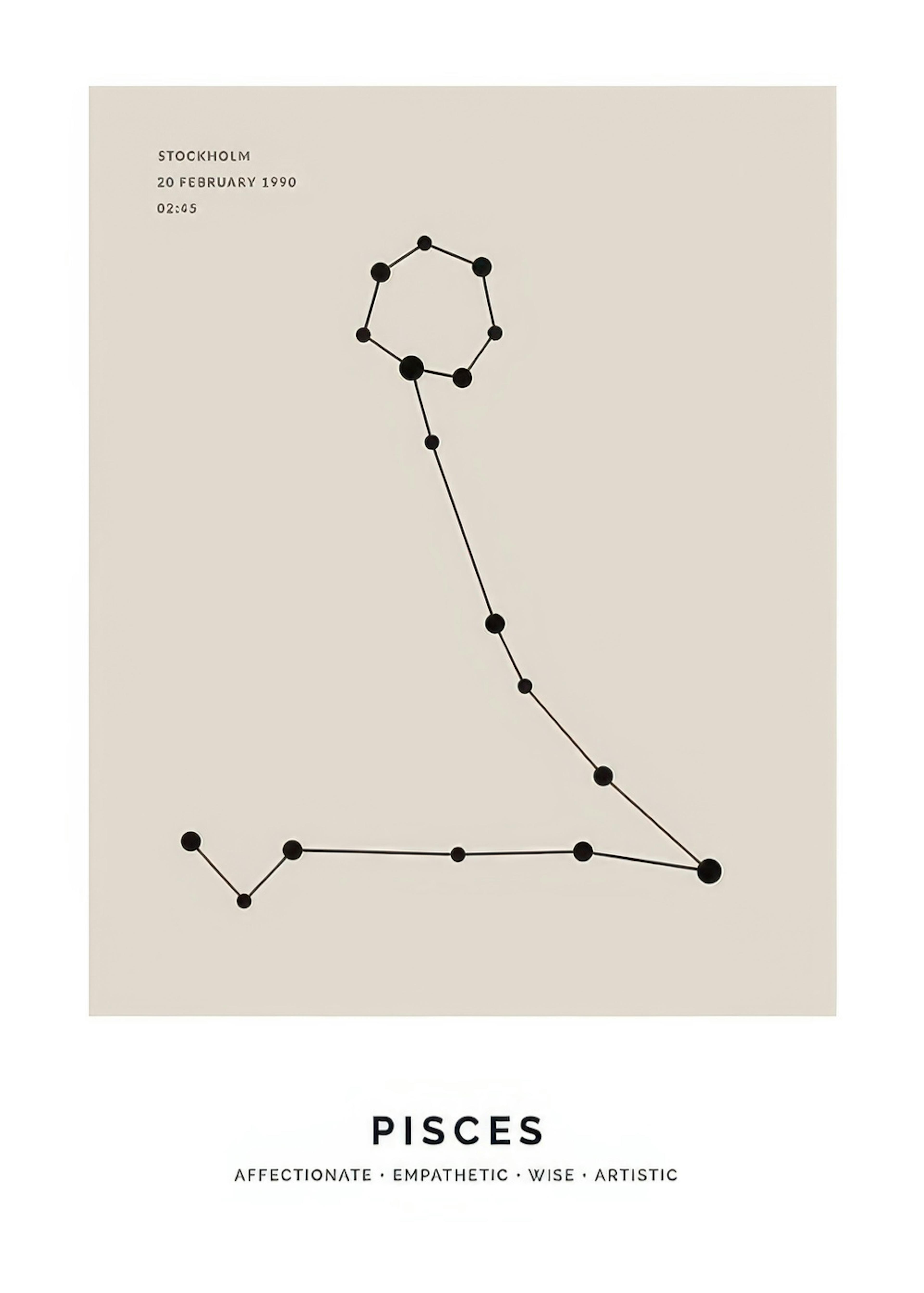 Constellation Beige Pisces Personal