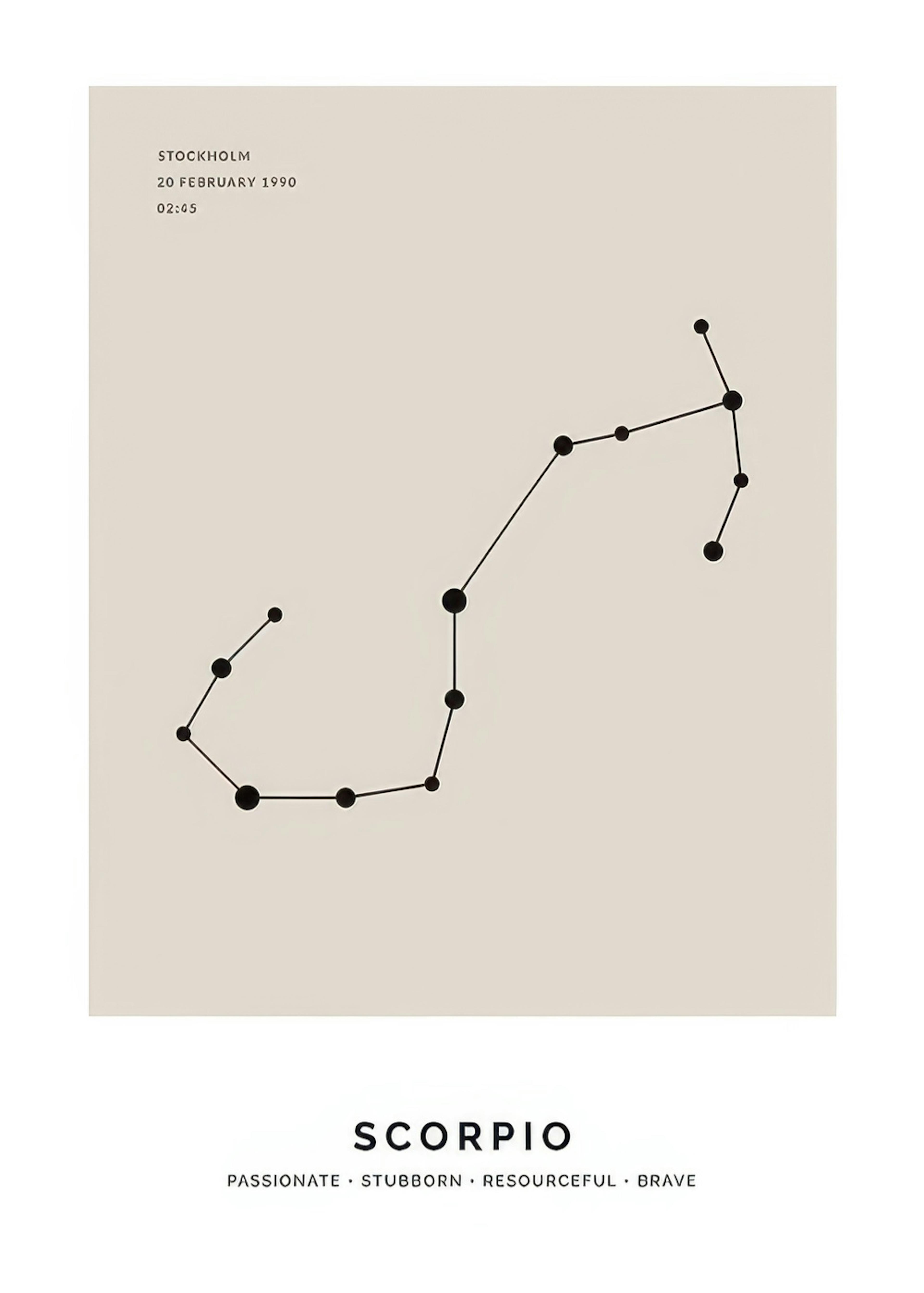 Constellation Beige Scorpio Personal