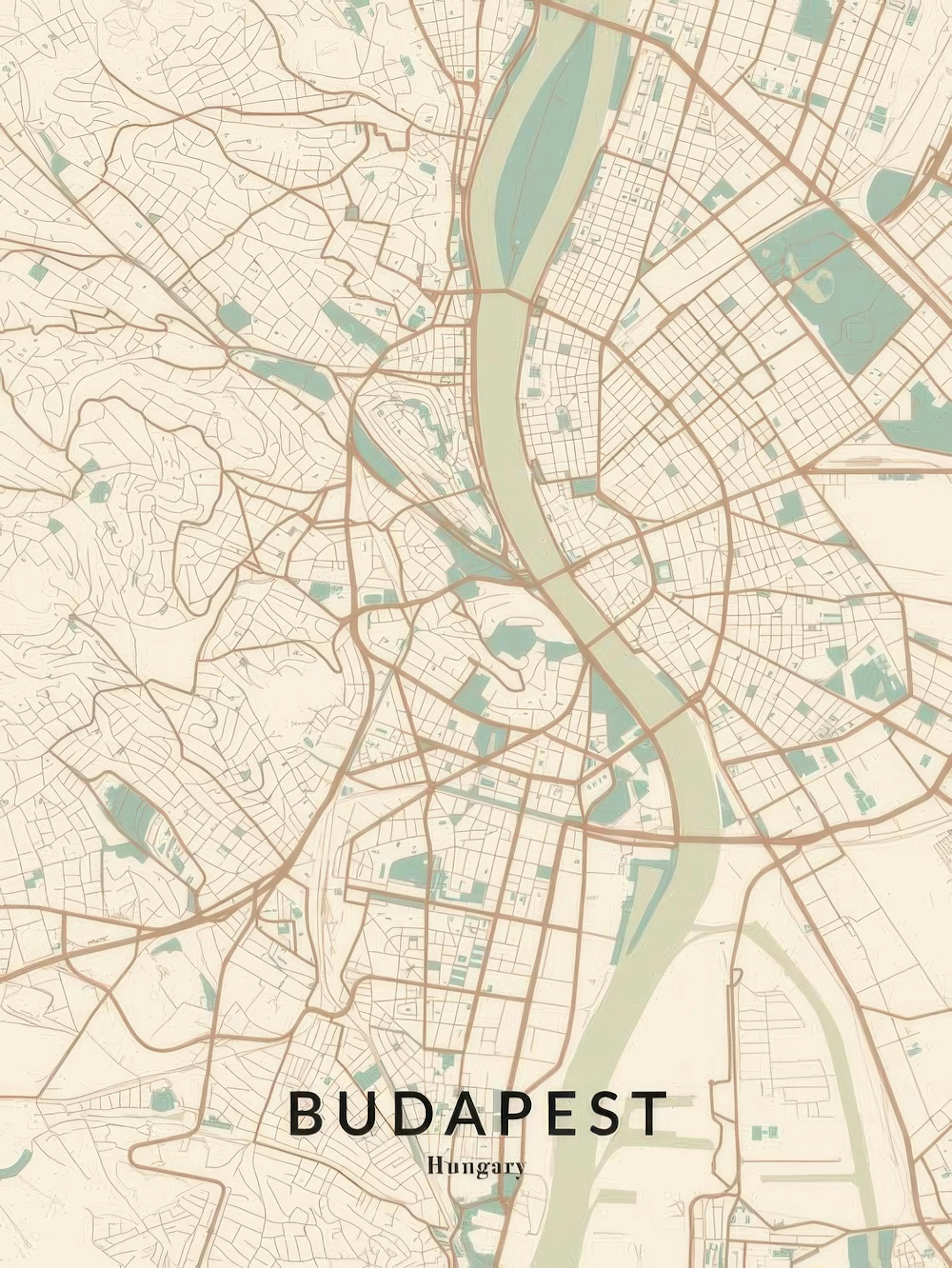Vintage Map Personal Poster