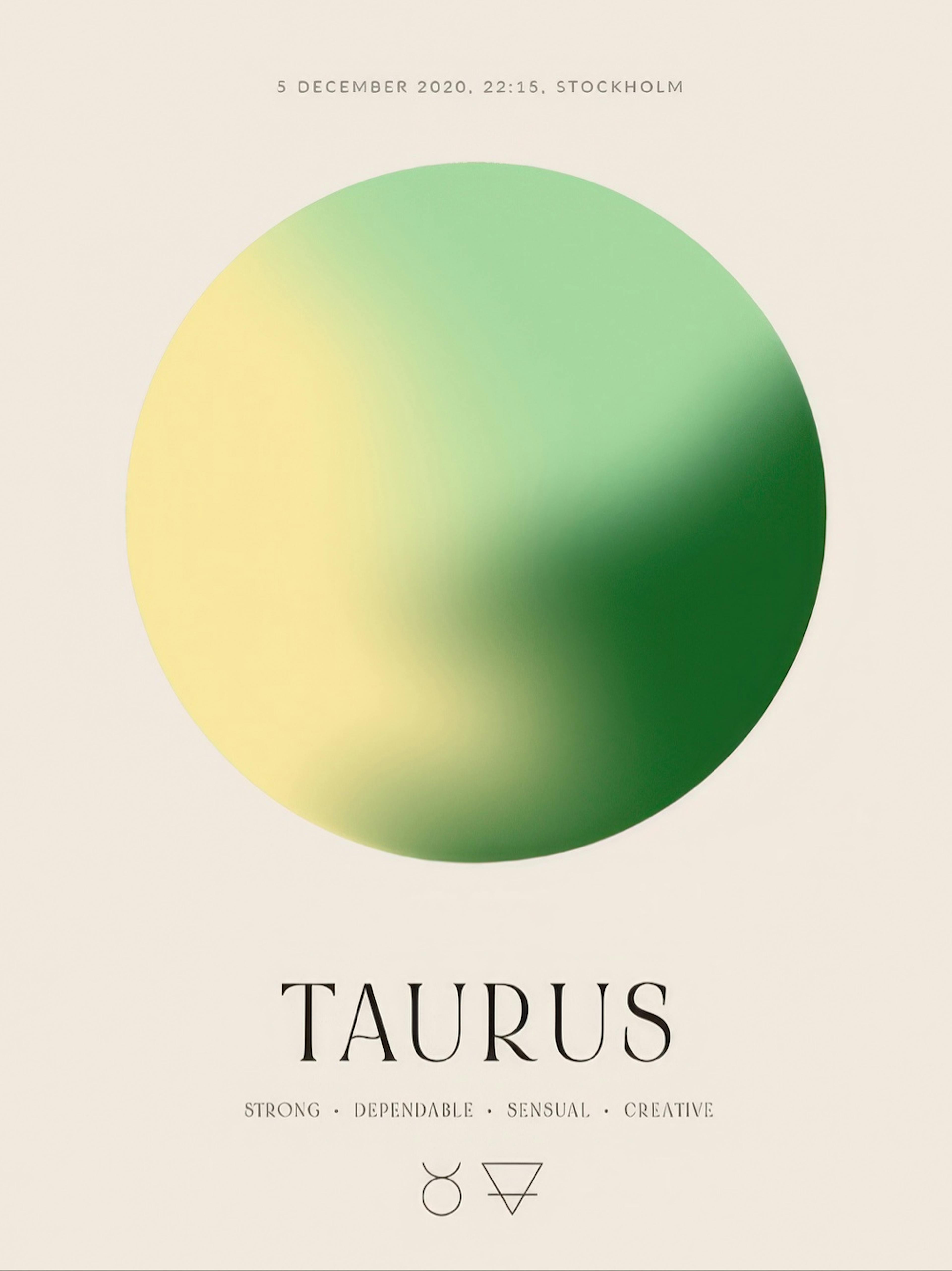 Aura Energy Taurus Personal Poster