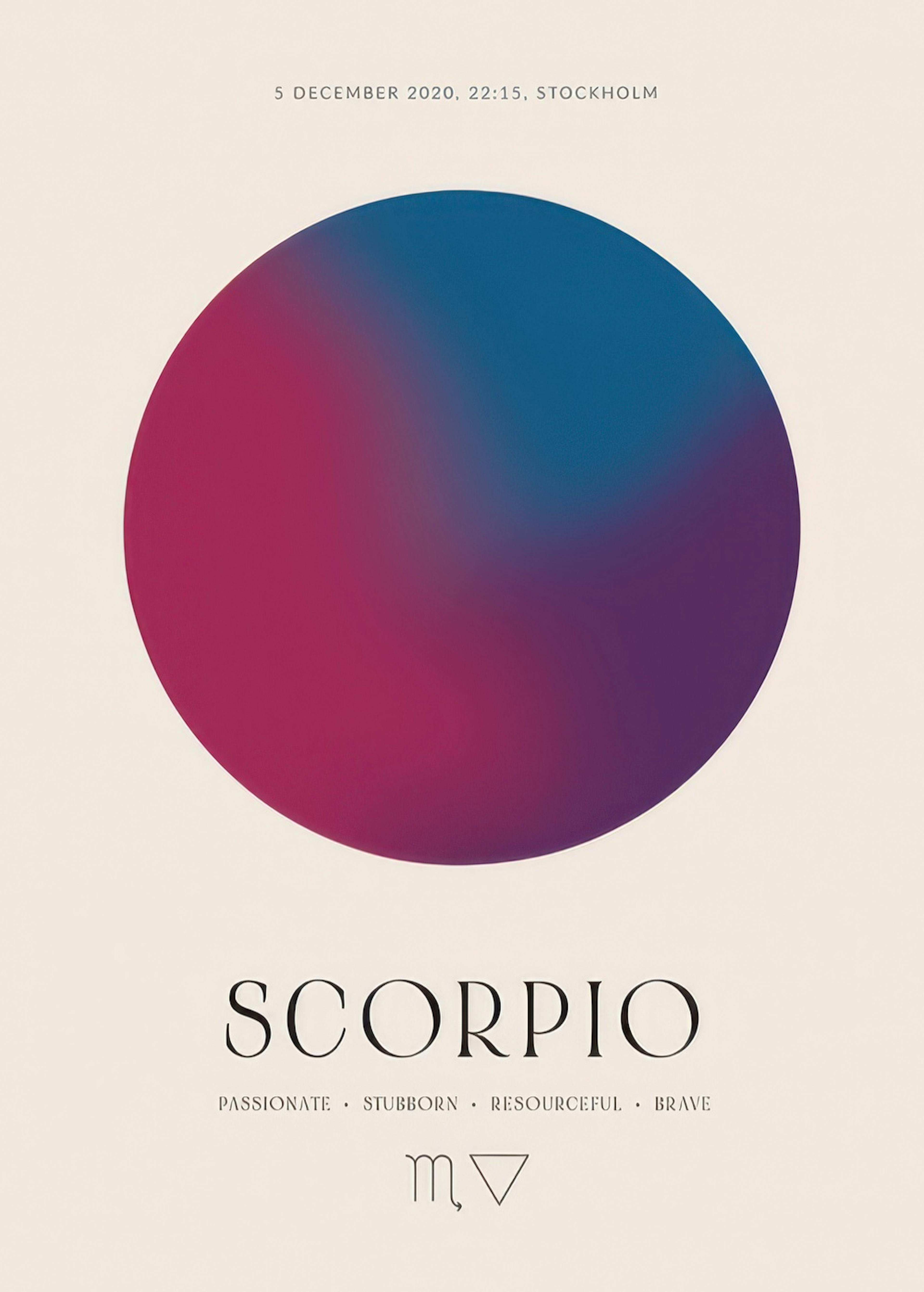 Aura Energy Scorpio Personal Poster 0