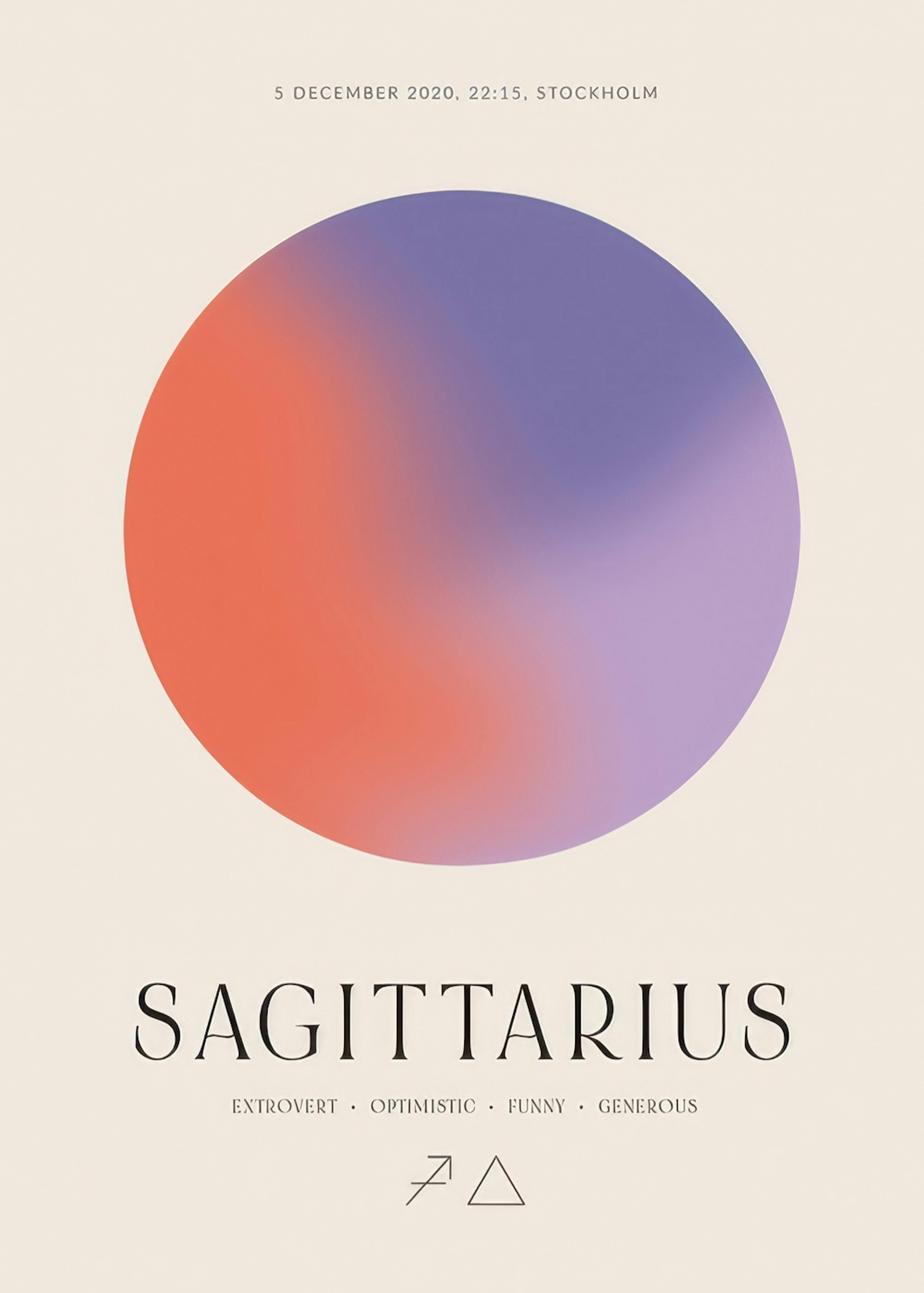 Aura Energy Sagittarius Personal Affiche 0