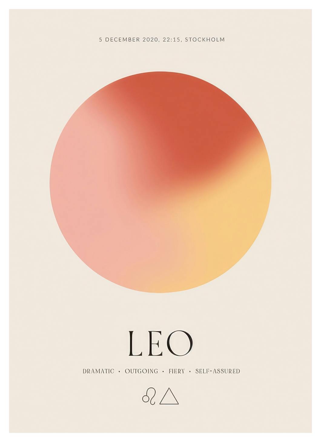 Aura Energy Leo Personal Poster (30x40 cm)