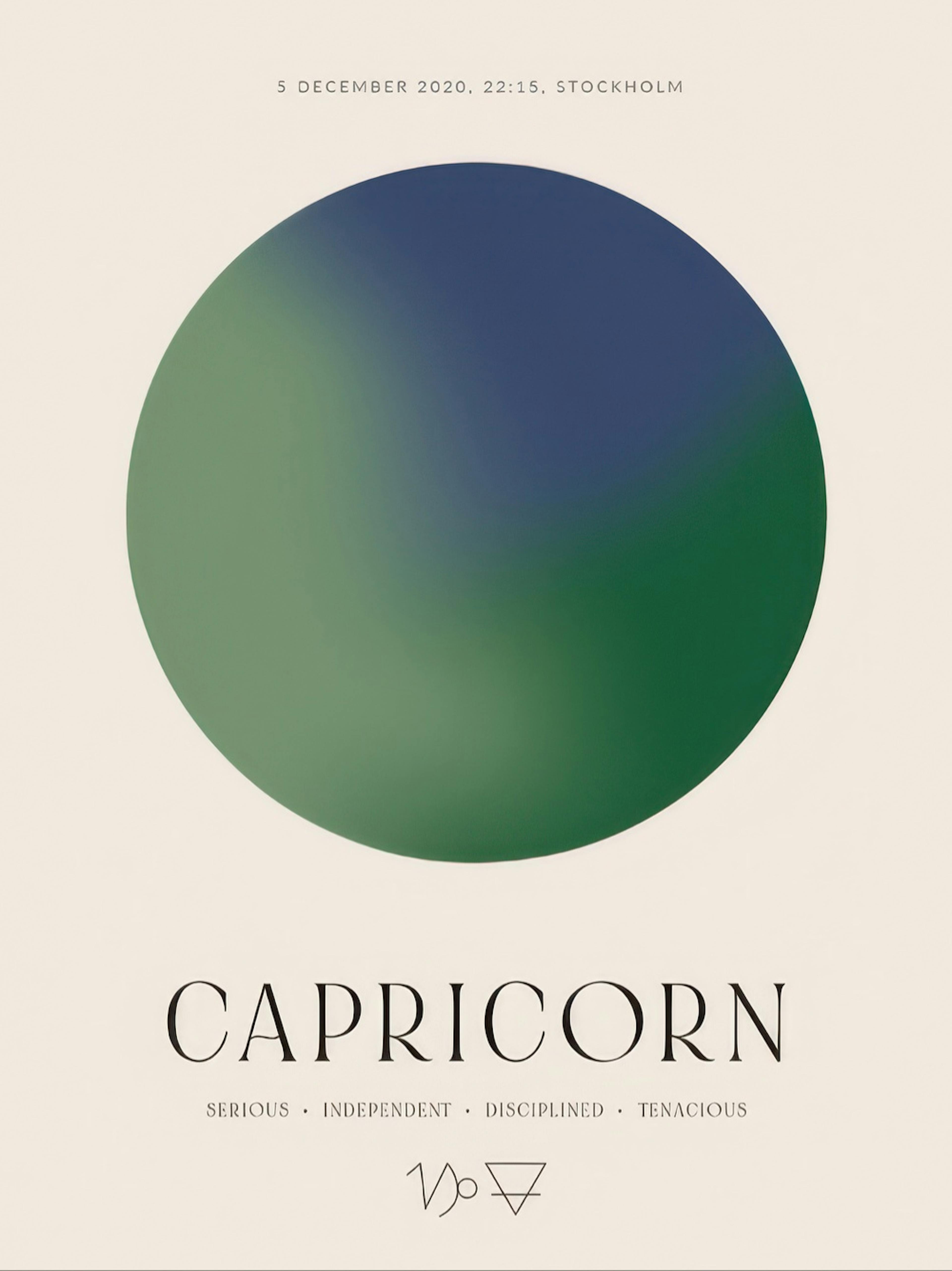 Aura Energy Capricorn Personal Poster