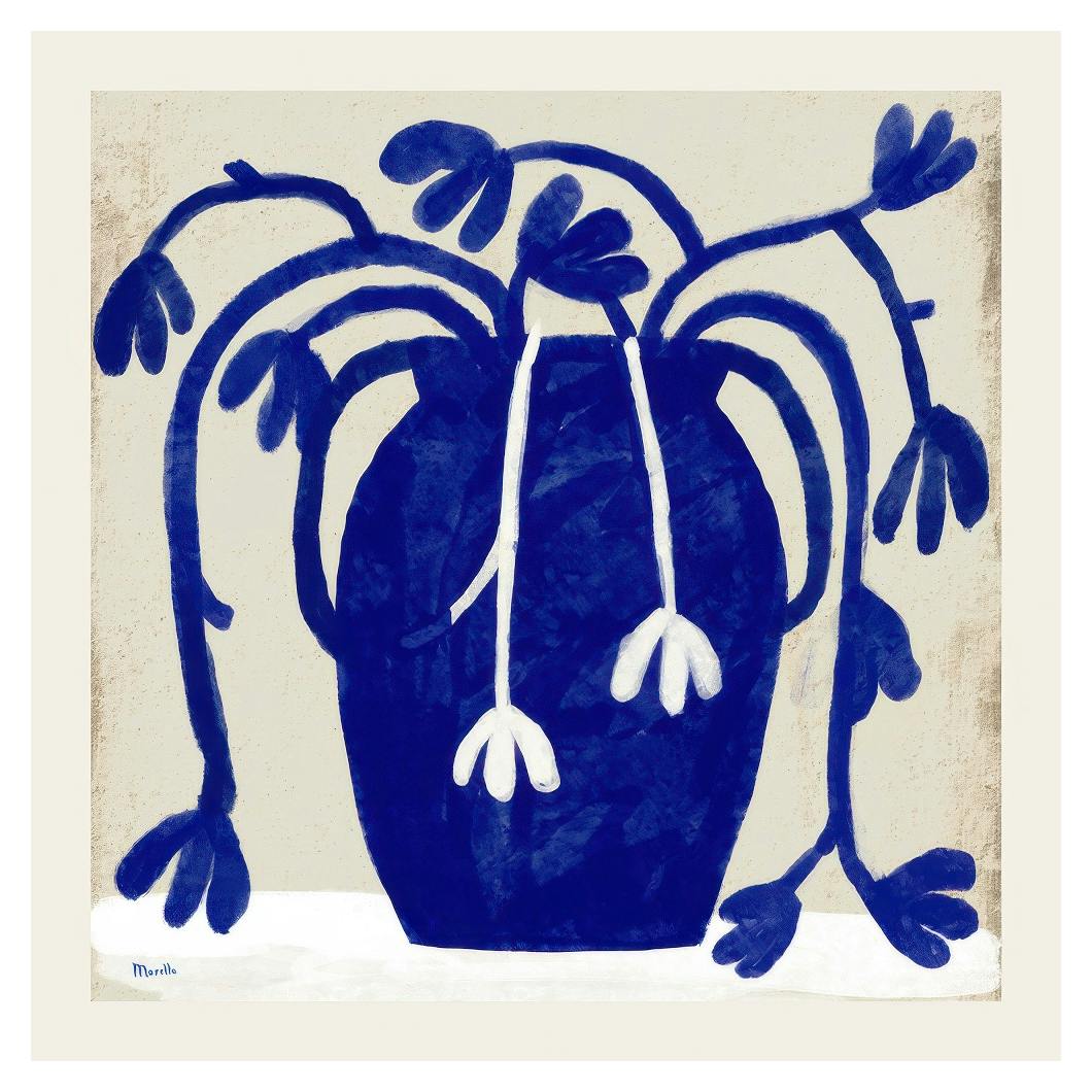 Marco Marella - Blue Vase Poster (50x50 cm)- Marco Marella