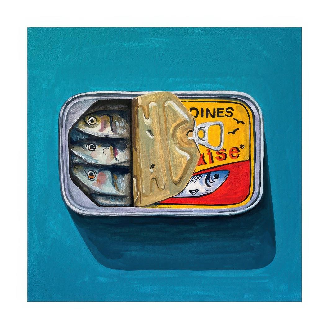 Kate Birch - Tin of Sardines Plakat (50x50 cm)