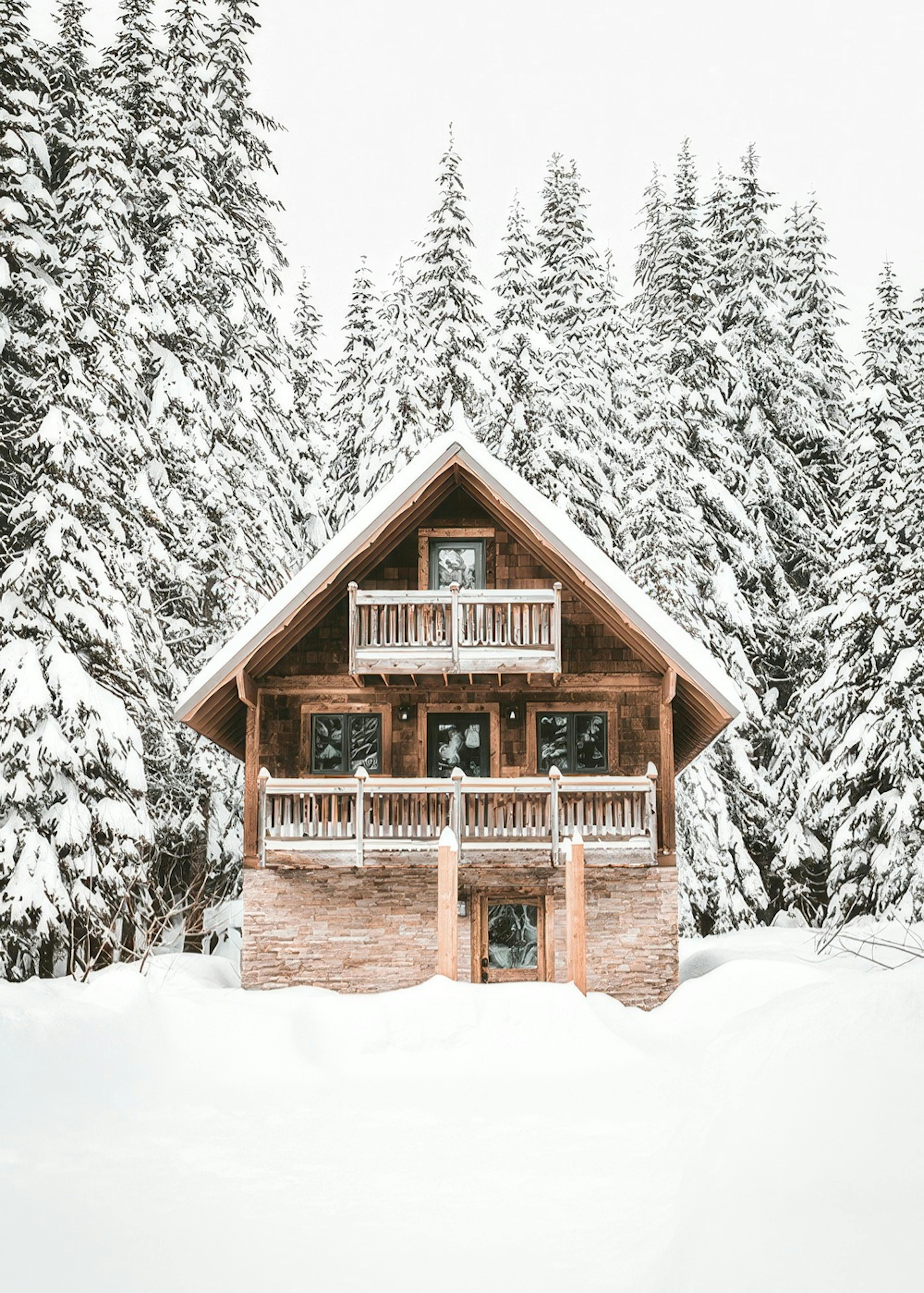 Holiday Cabin Print 0