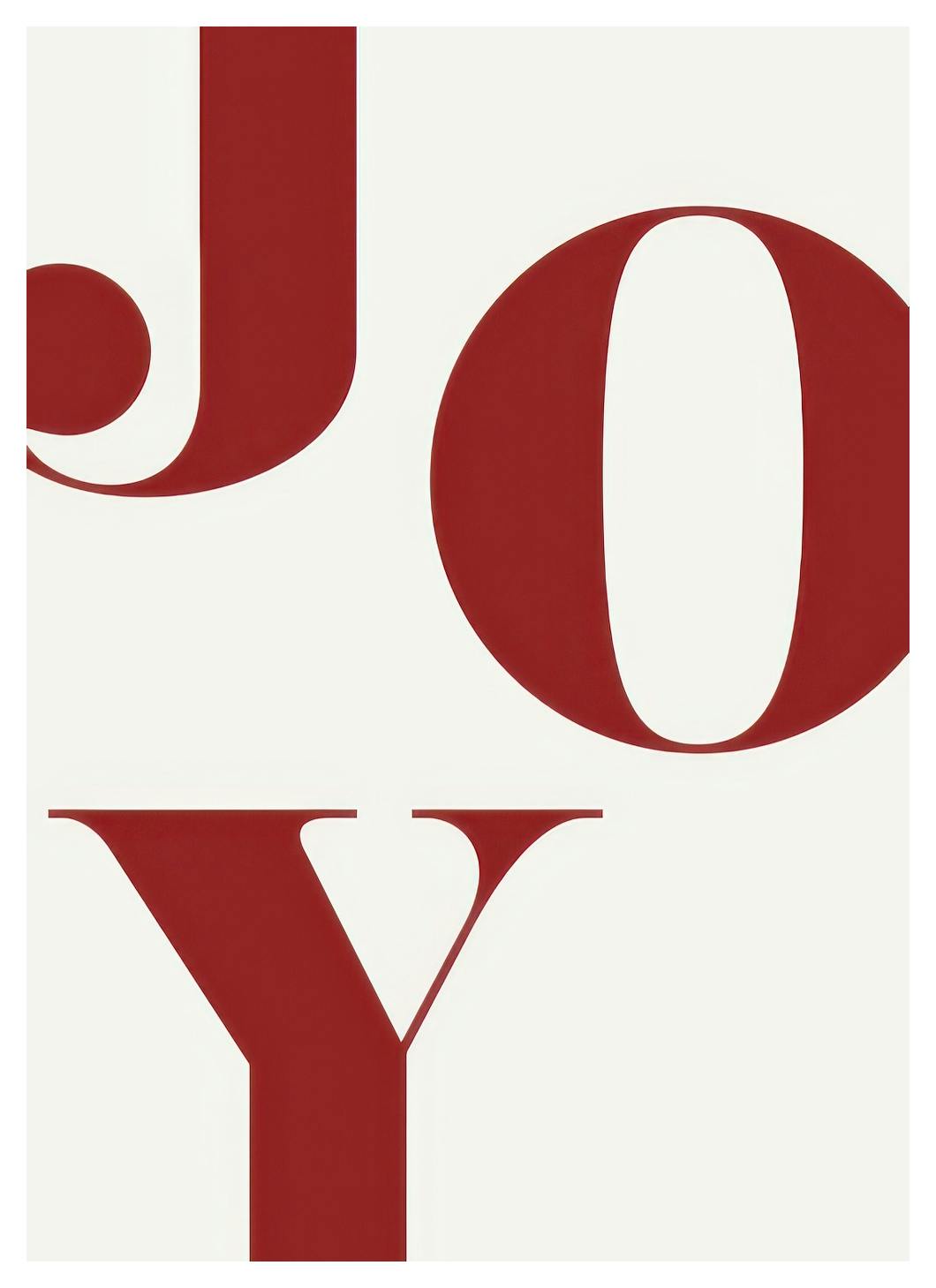 Joy in Red Plakat (13x18 cm)-Plakaty