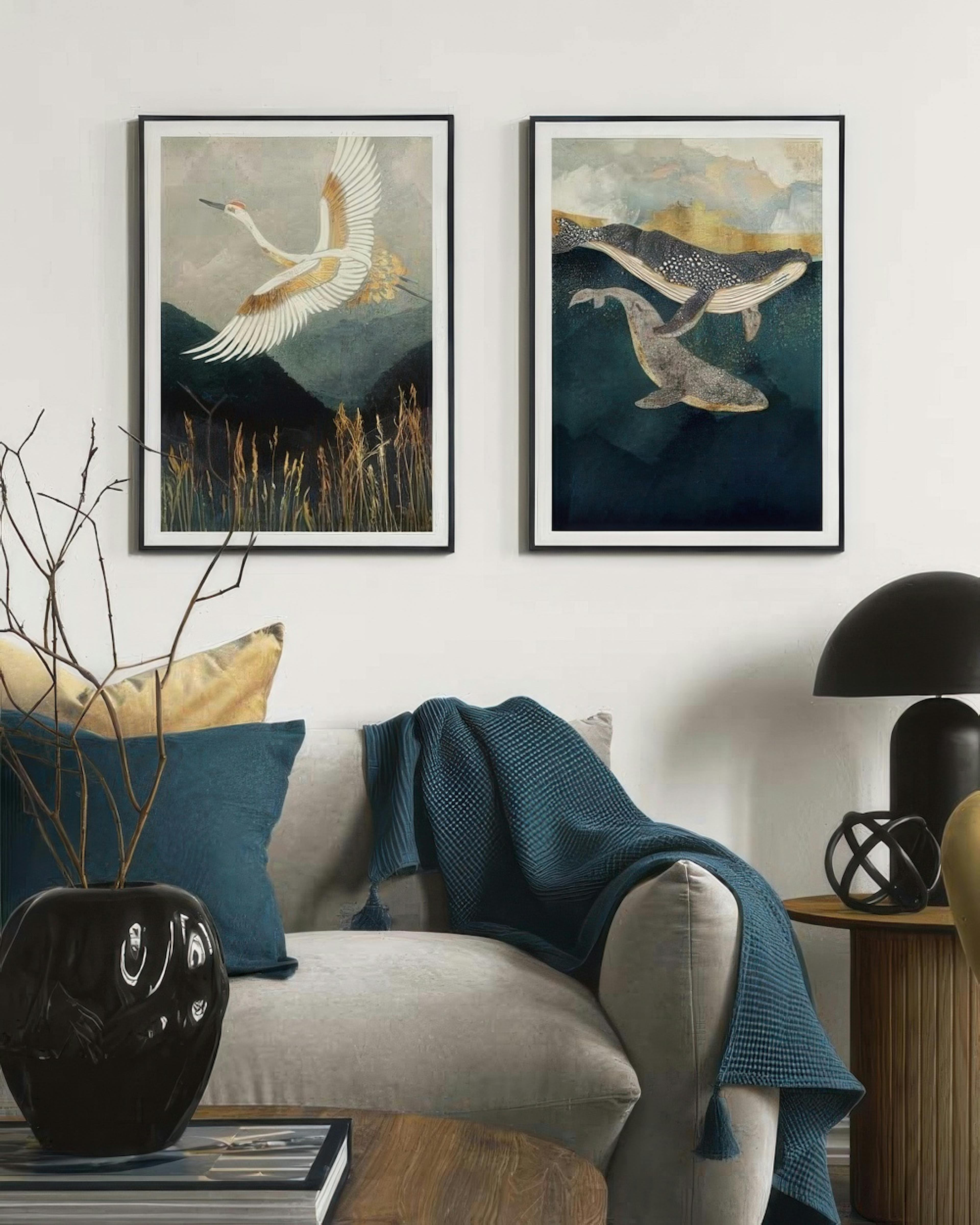 Elegant Nature Duo pacchetto di poster 0