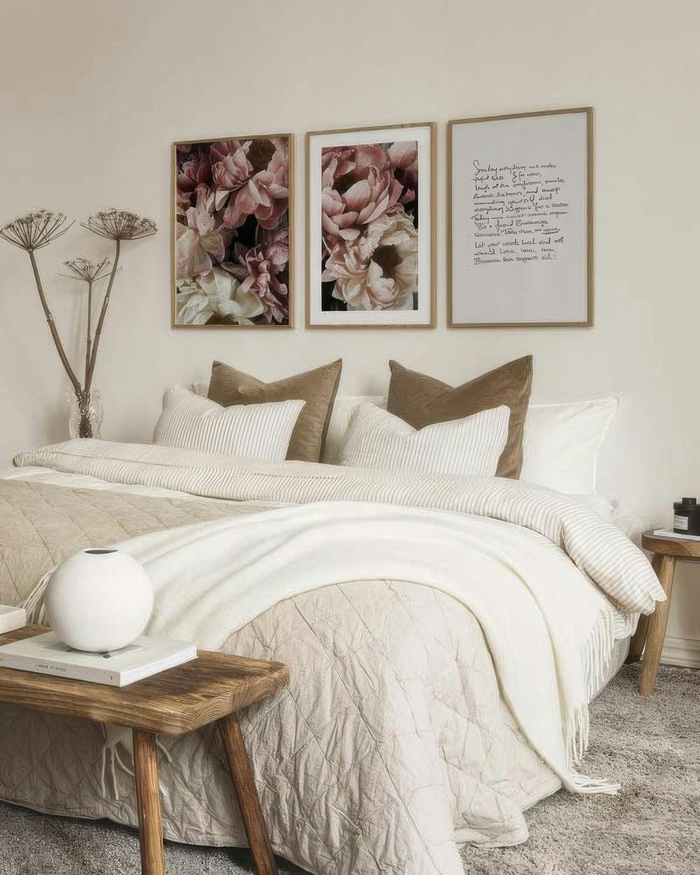Flower Trio Lot de posters (50x70 cm) - Lot de posters